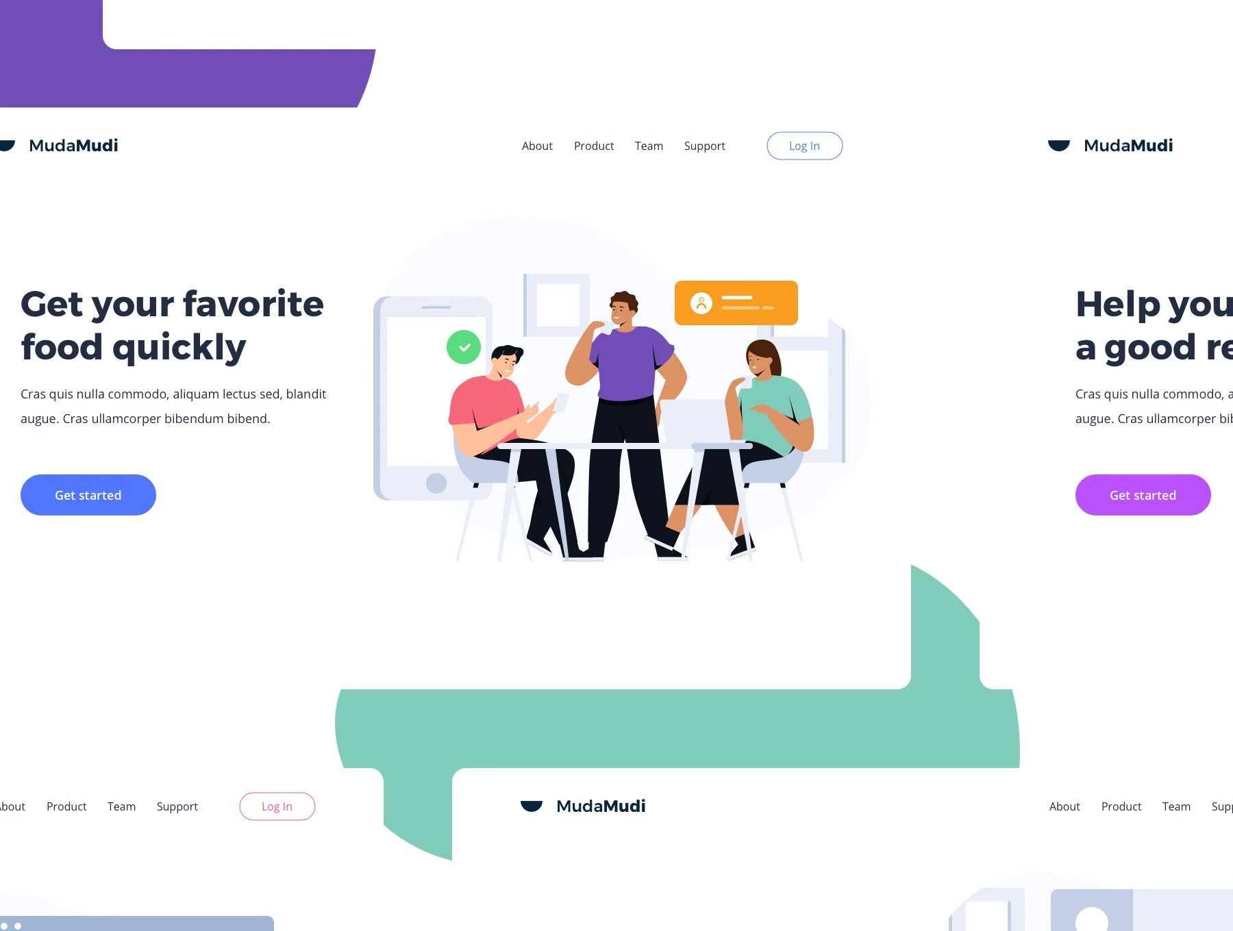 Muda mudi - Startup & Team work Illustrations 6