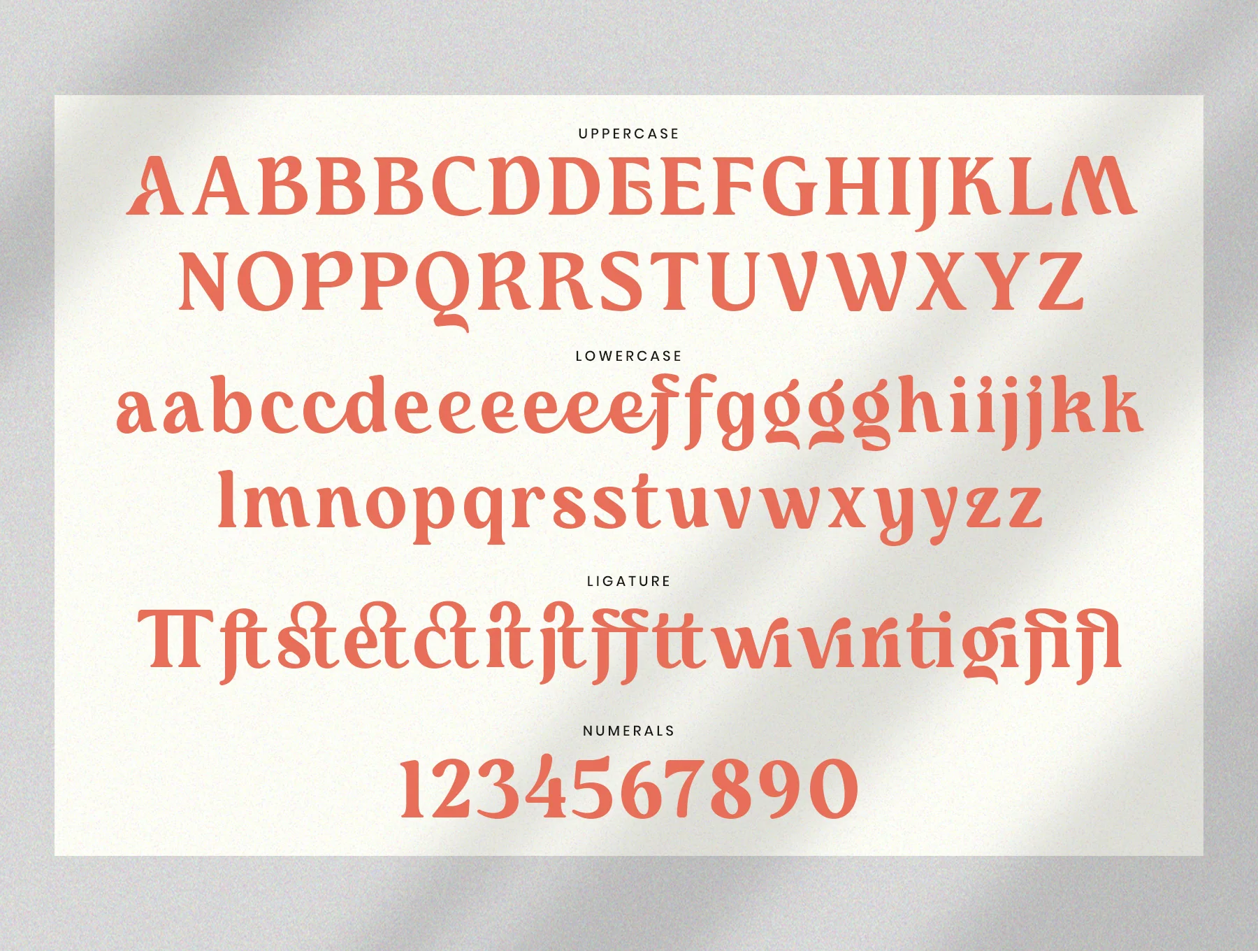 Mufteya - Retro Serif Font 7