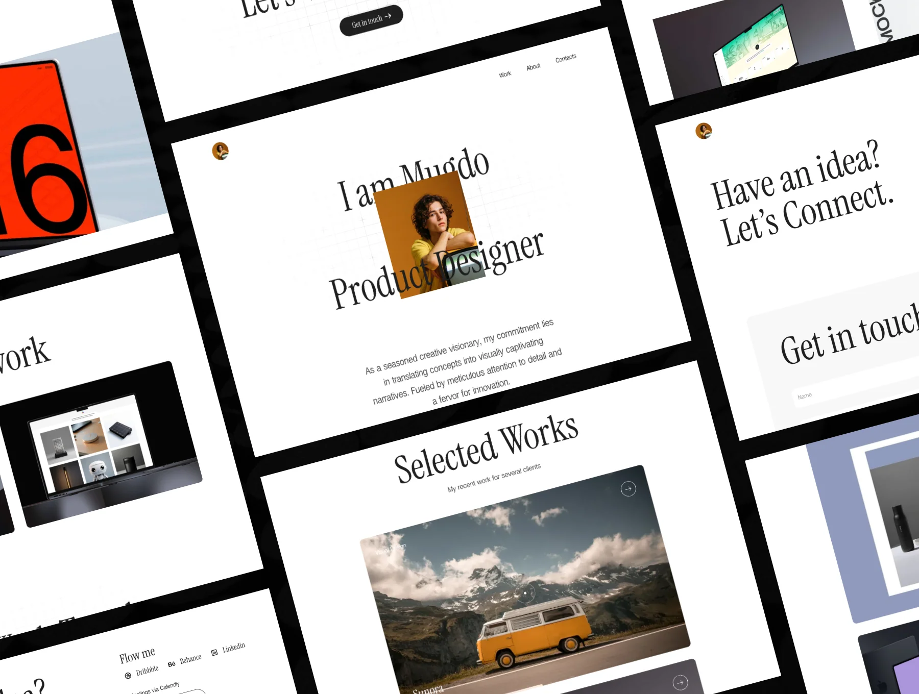 Mugdo - Personal Portfolio Website Template 5