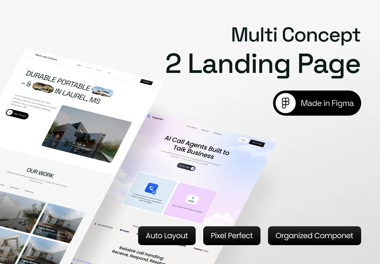 Multi concept 2 Landing Page