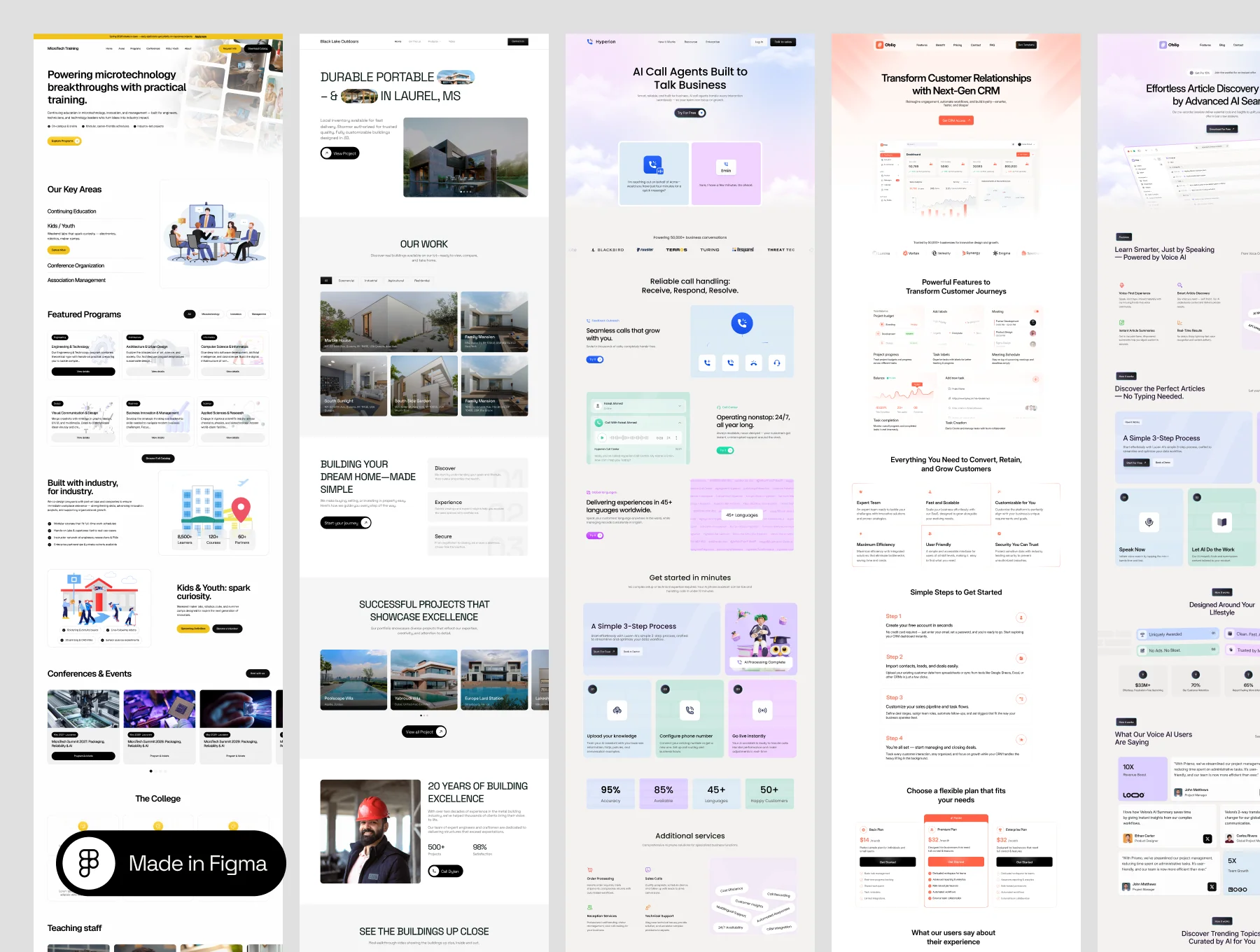 Multi concept 5 Landing Page 2