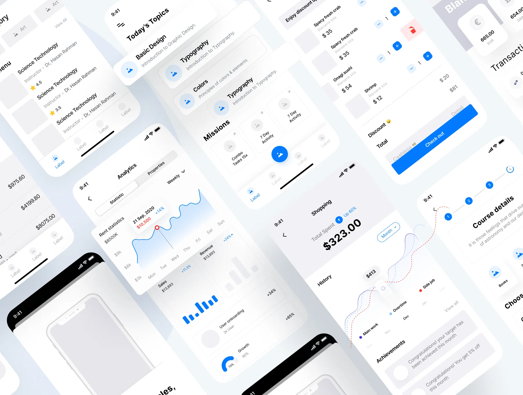 Multi-concept App Wireframe UX Kit 2
