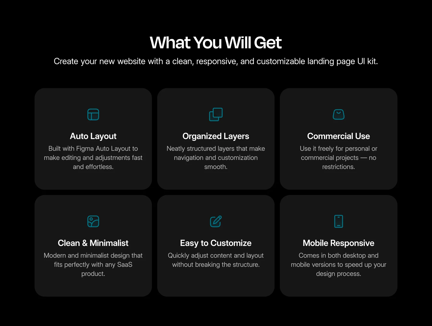 Multi Concept Landing Page #2 - UI KIT 2