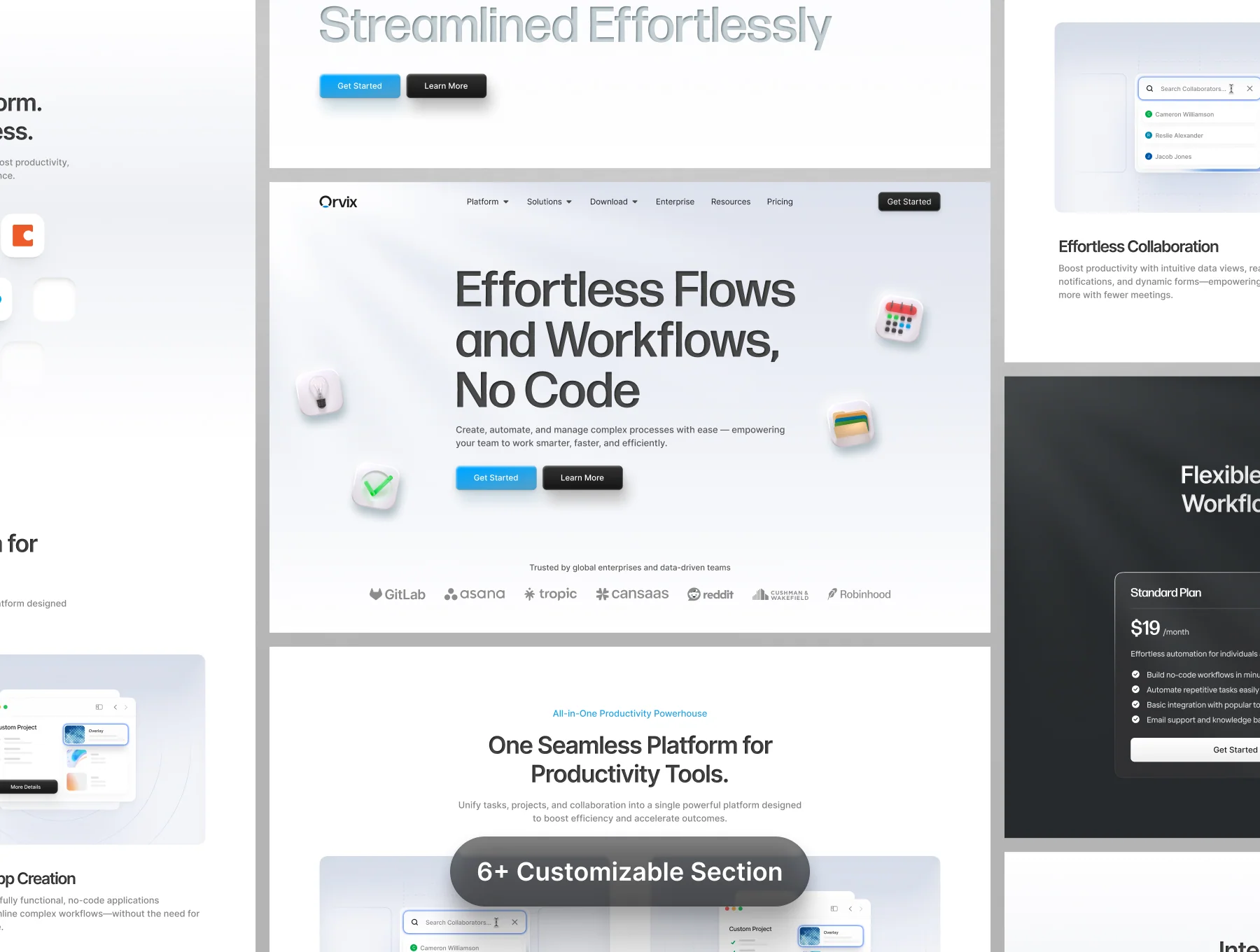 Multi Concept Landing Page #2 - UI KIT 3