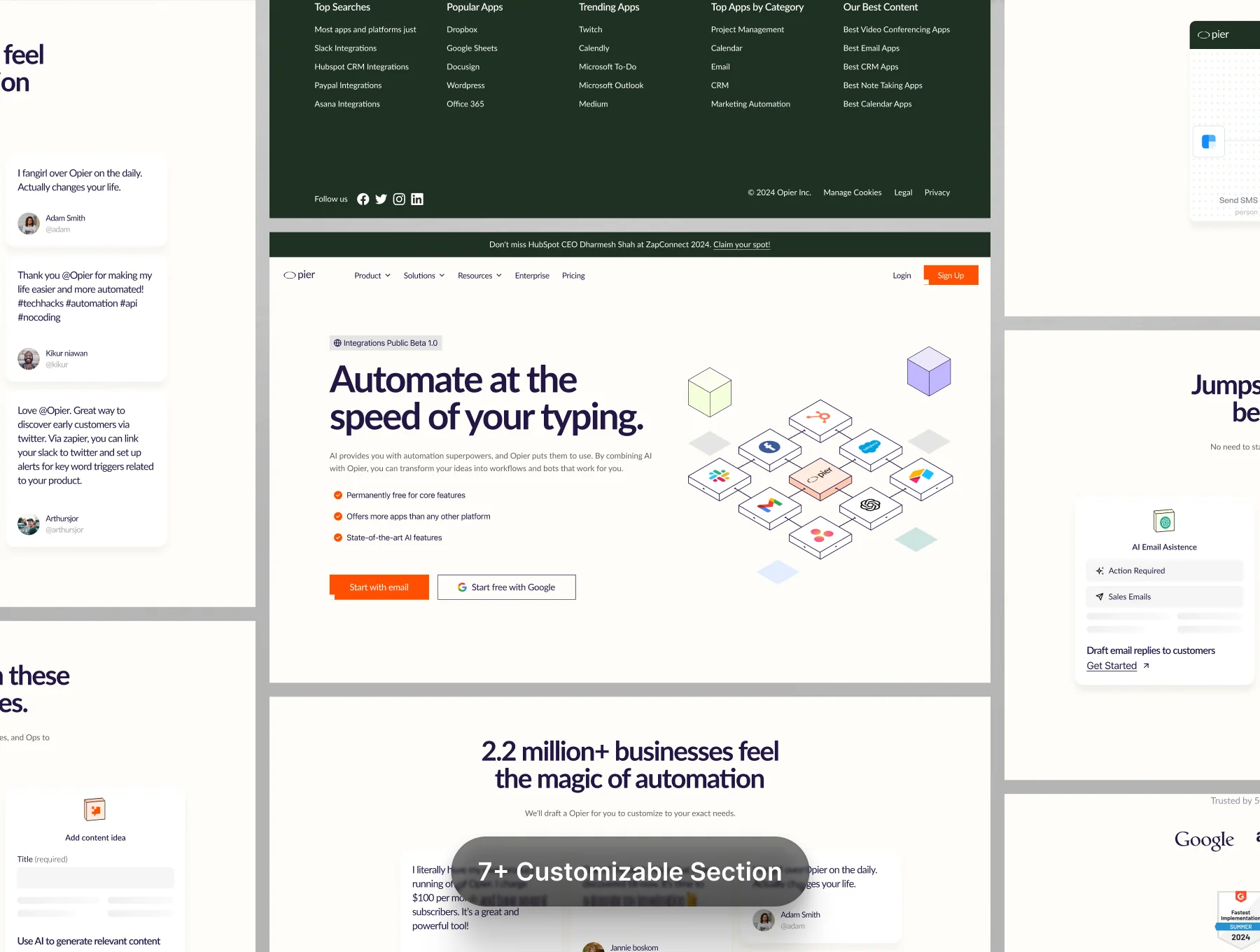 Multi Concept Landing Page #2 - UI KIT 5