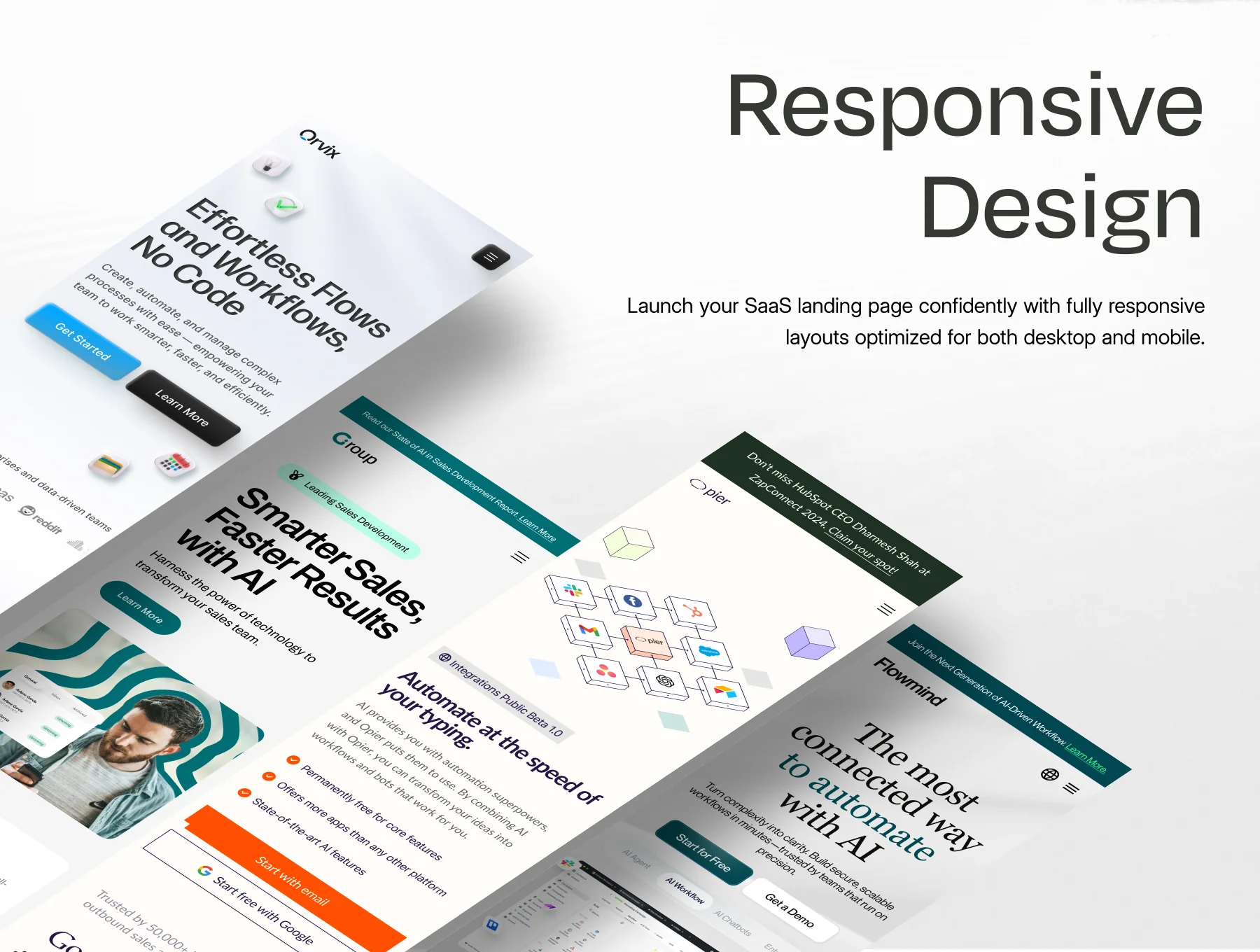 Multi Concept Landing Page #2 - UI KIT 7