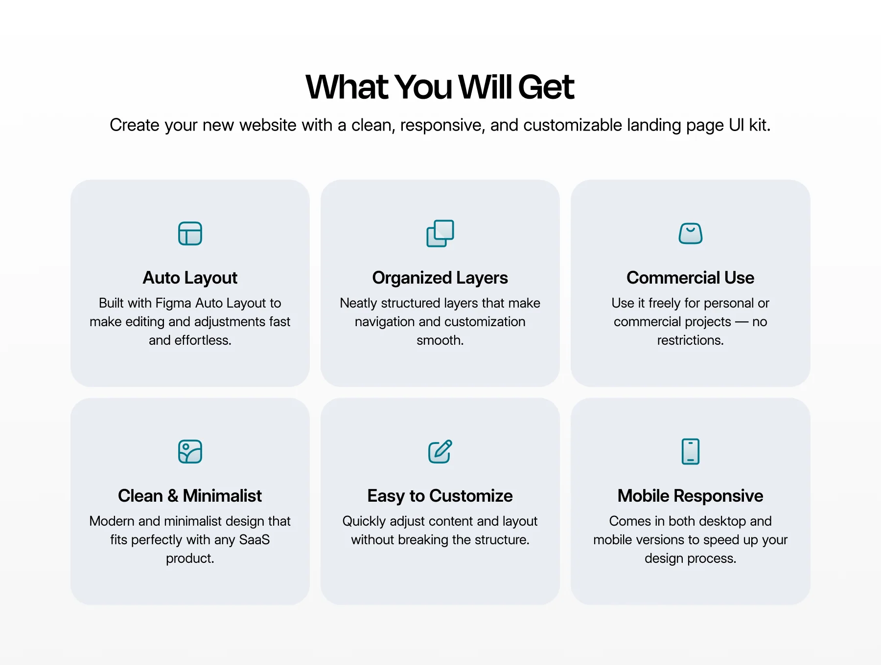 Multi Concept Landing Page - UI KIT 2