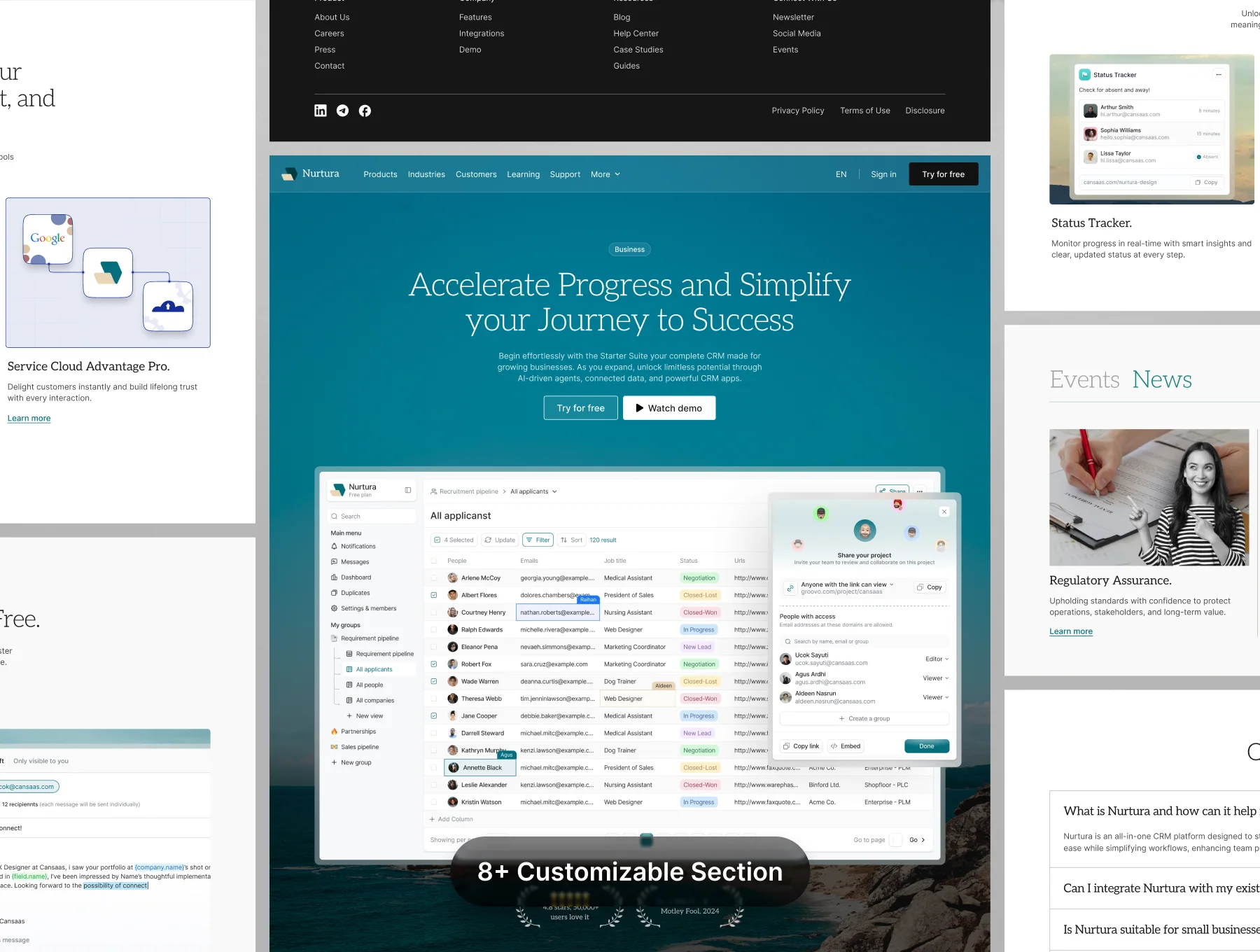 Multi Concept Landing Page - UI KIT 4