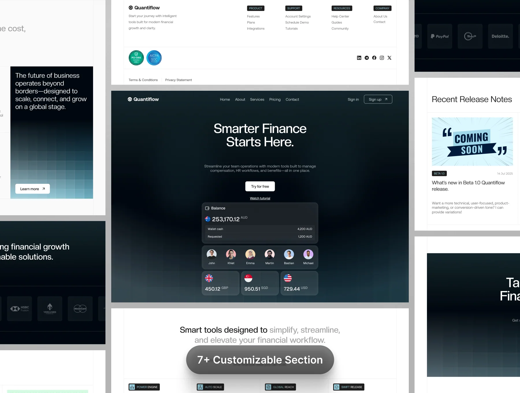 Multi Concept Landing Page - UI KIT 5