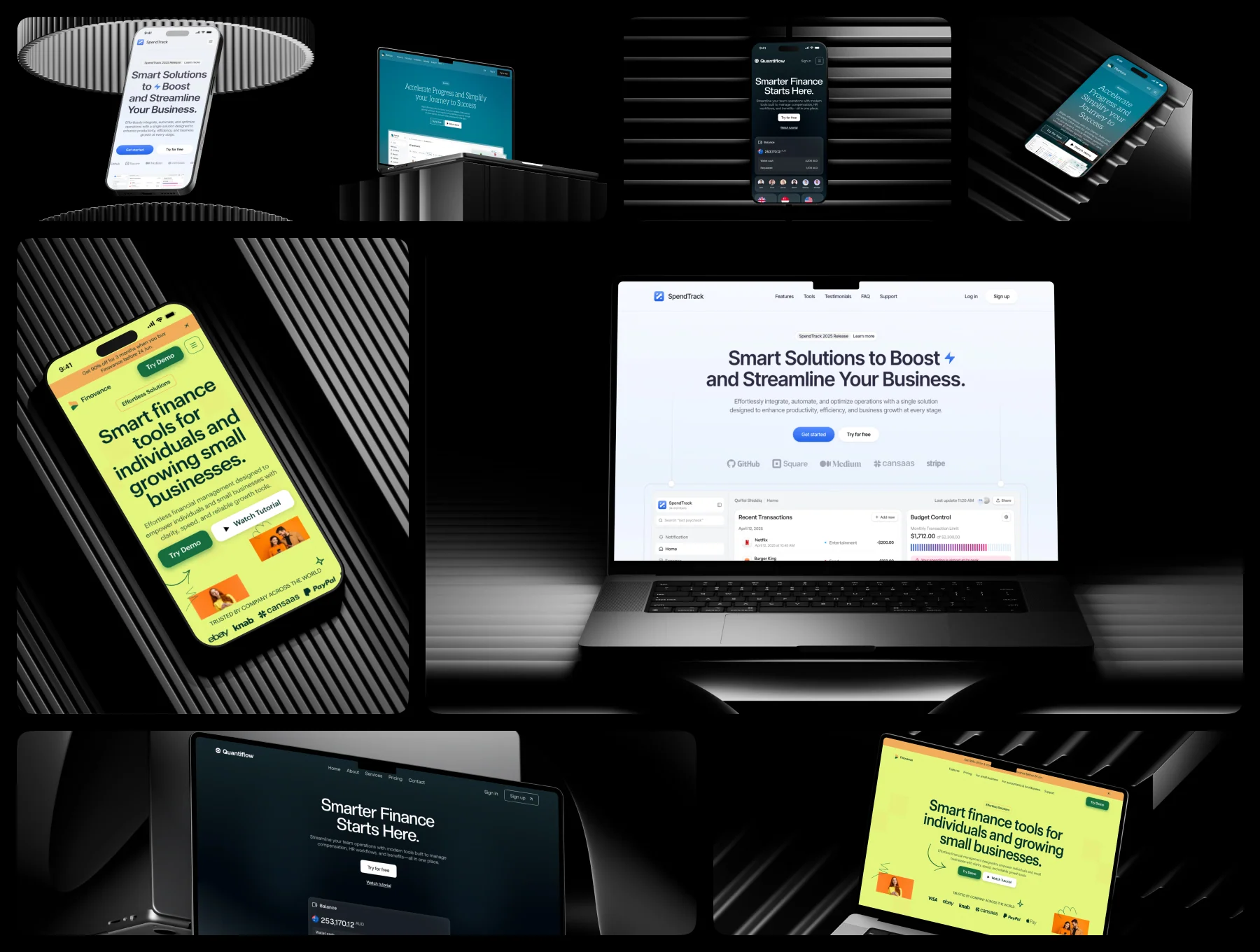 Multi Concept Landing Page - UI KIT 8