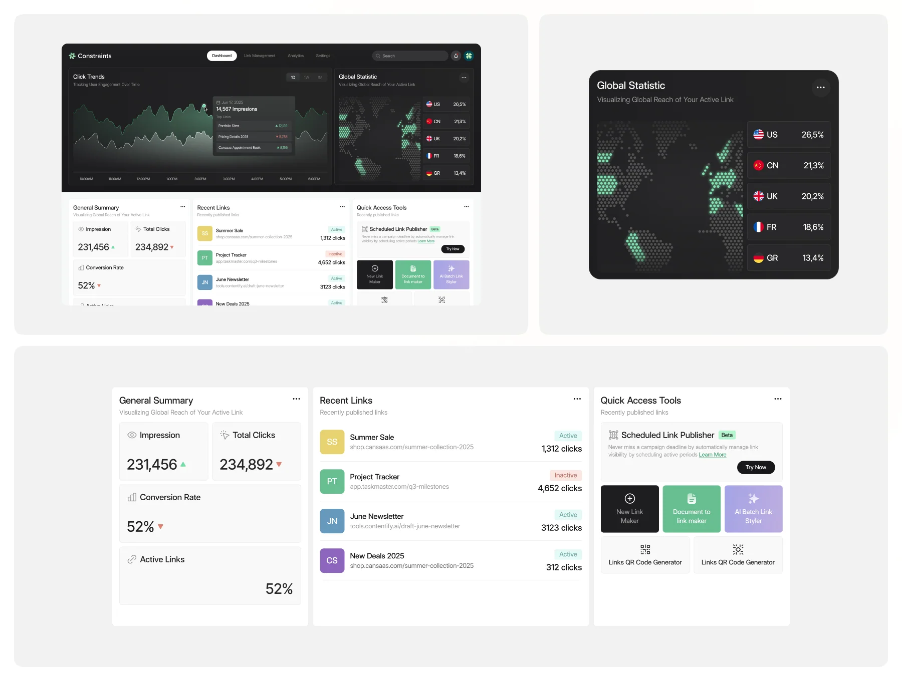 Multi Concept SaaS Dashboard #2 - UI KIT 6