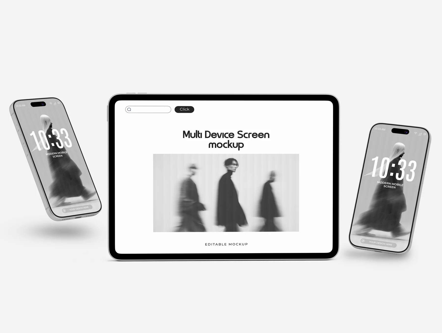 Laptop Mobile Multi Device Mockup 2