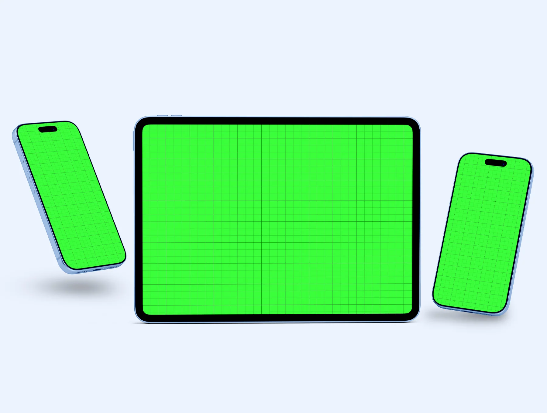 Laptop Mobile Multi Device Mockup 3
