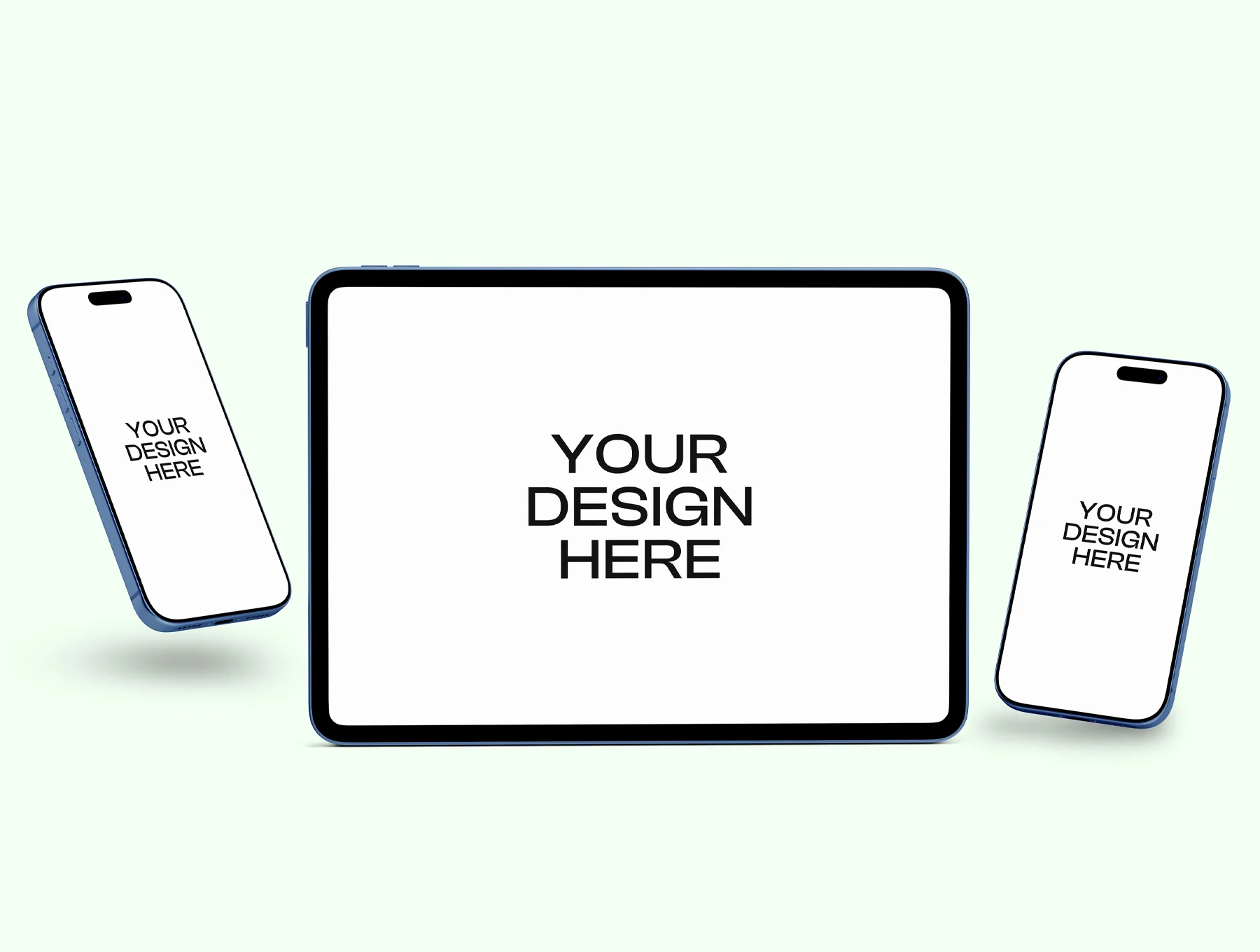 Laptop Mobile Multi Device Mockup 4