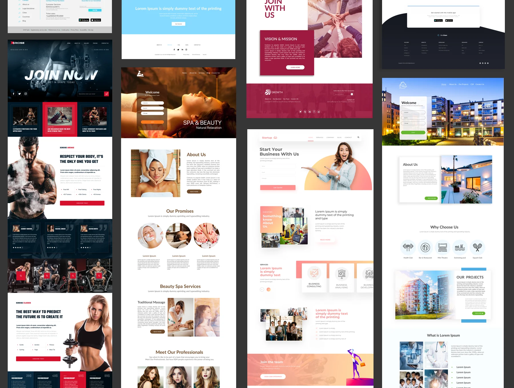 Multi Purpose Landing Pages 6