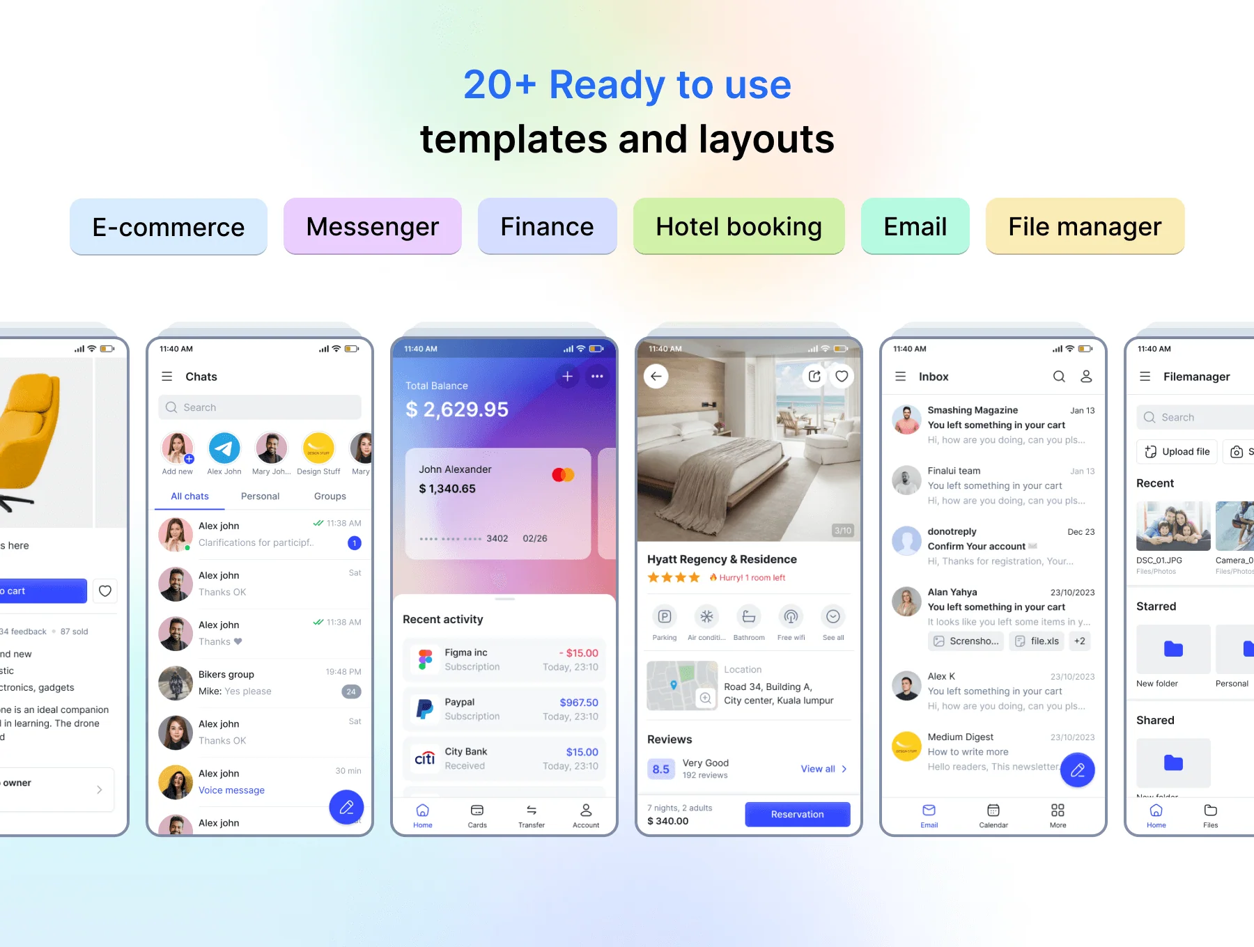 Multi-purpose Mobile Design System 6