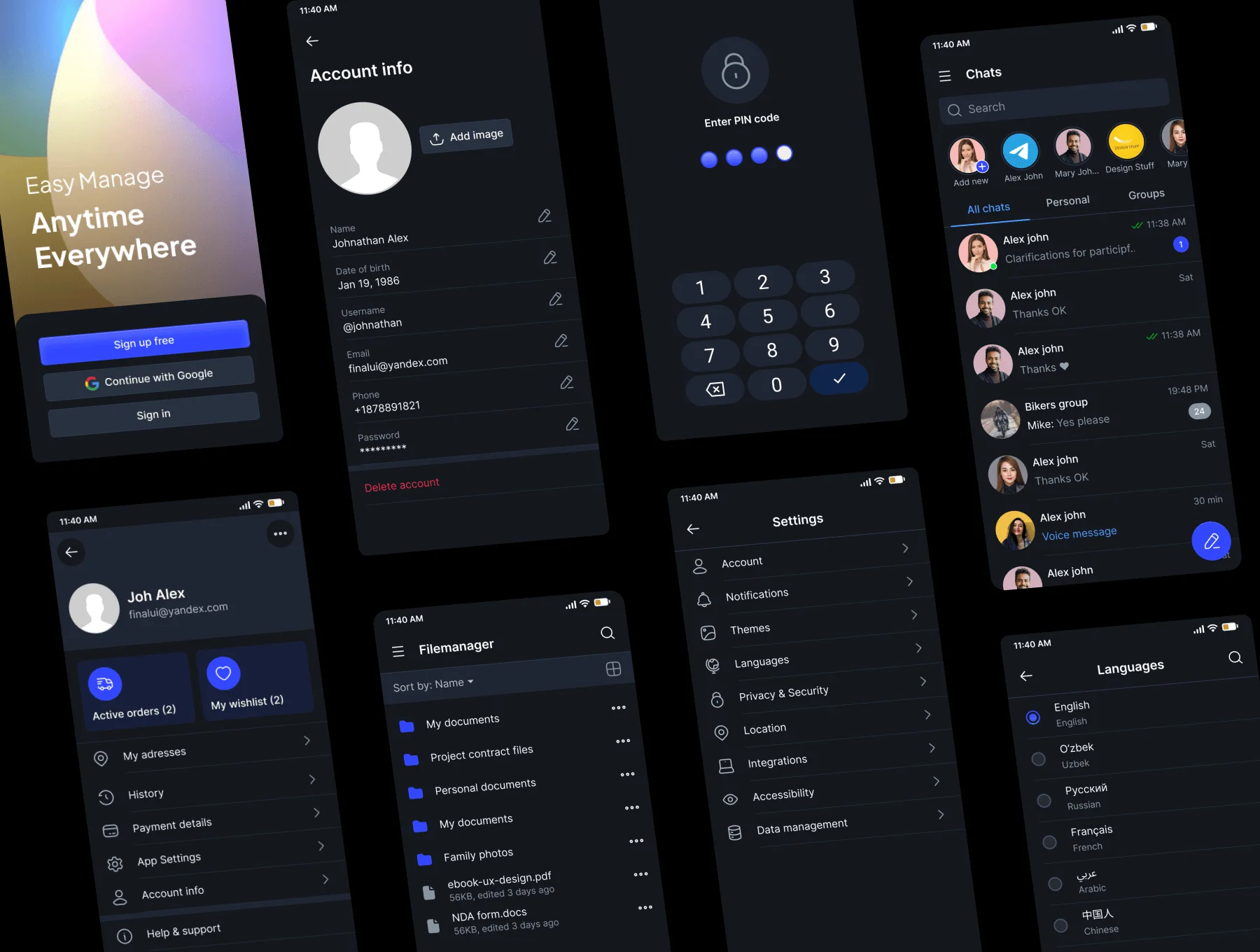 Multi-purpose Mobile Design System 8