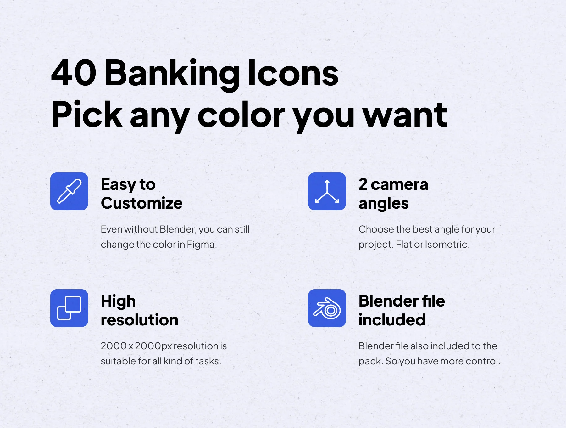 Multiangle 3D Banking Icons 2