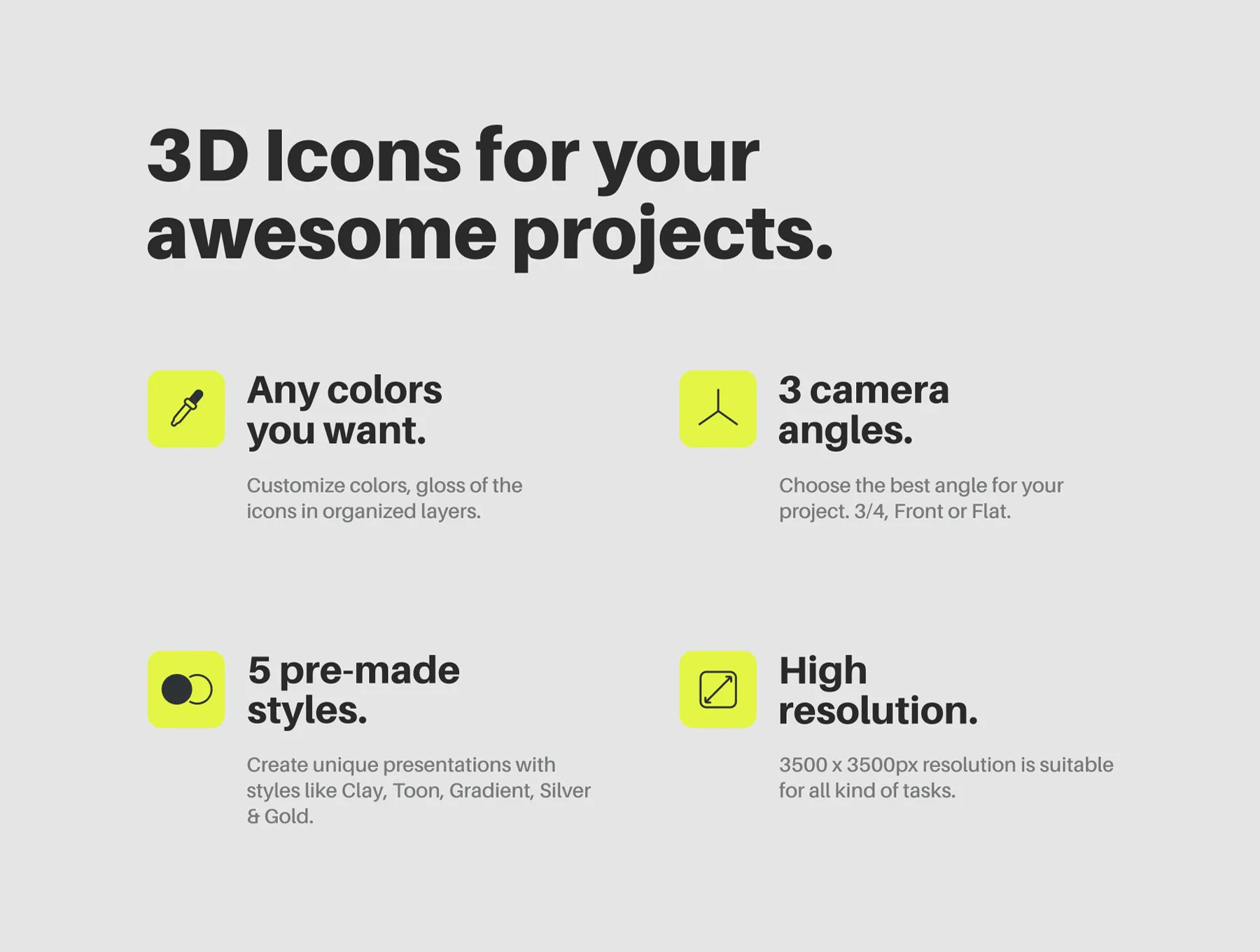 Multiangle 3D Icons / Business 2