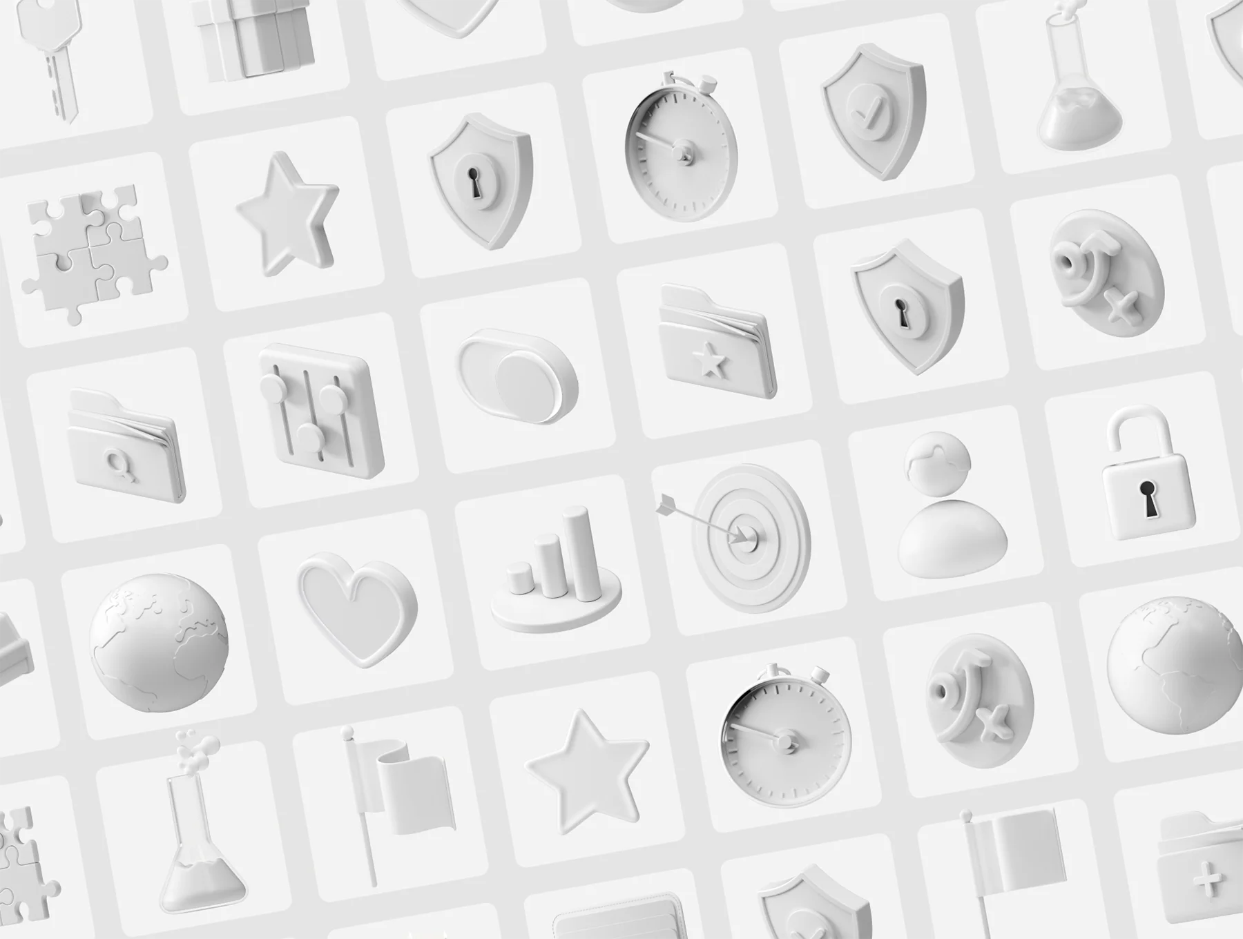 Multiangle 3D Icons / Business 8