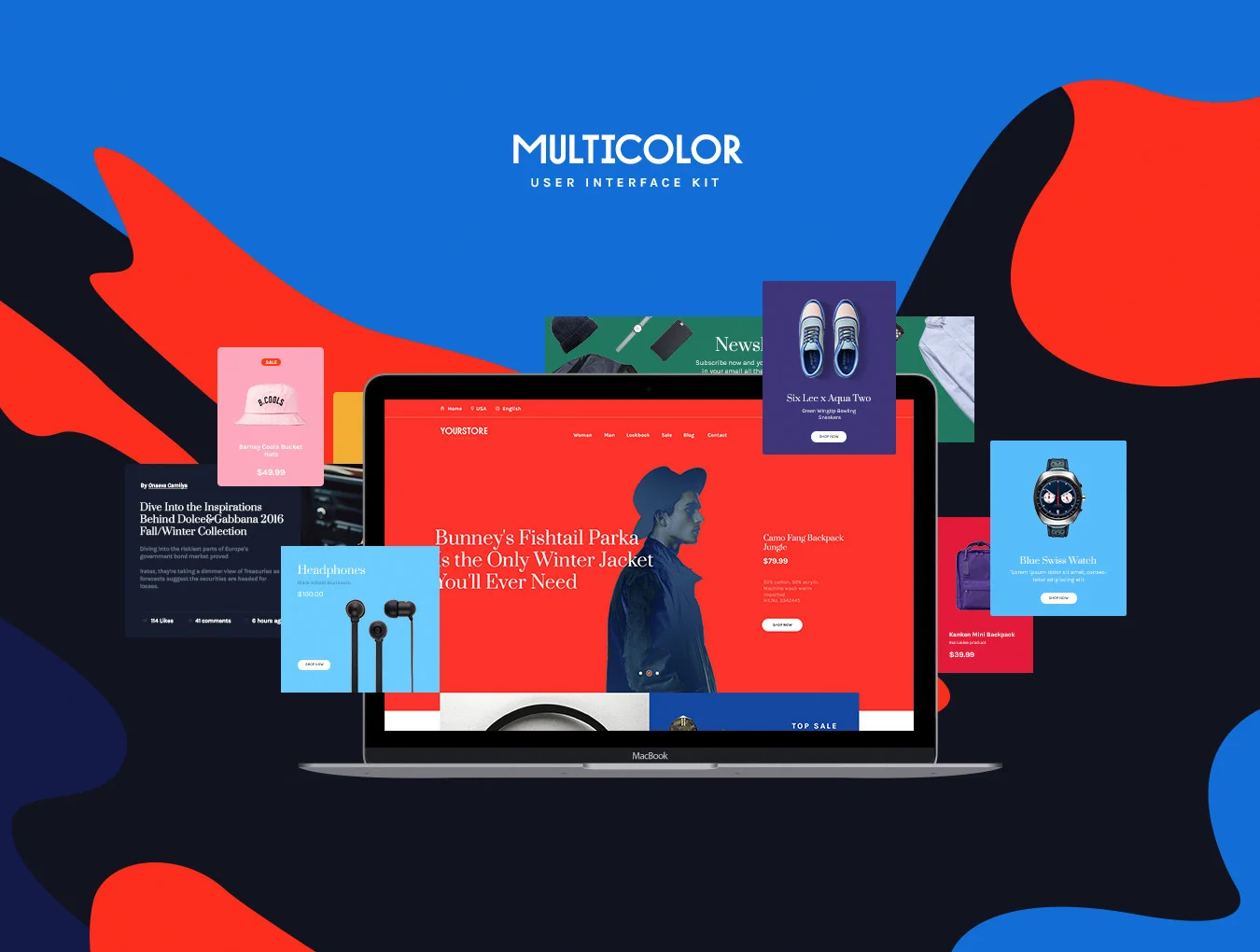 Multicolor UI Kit