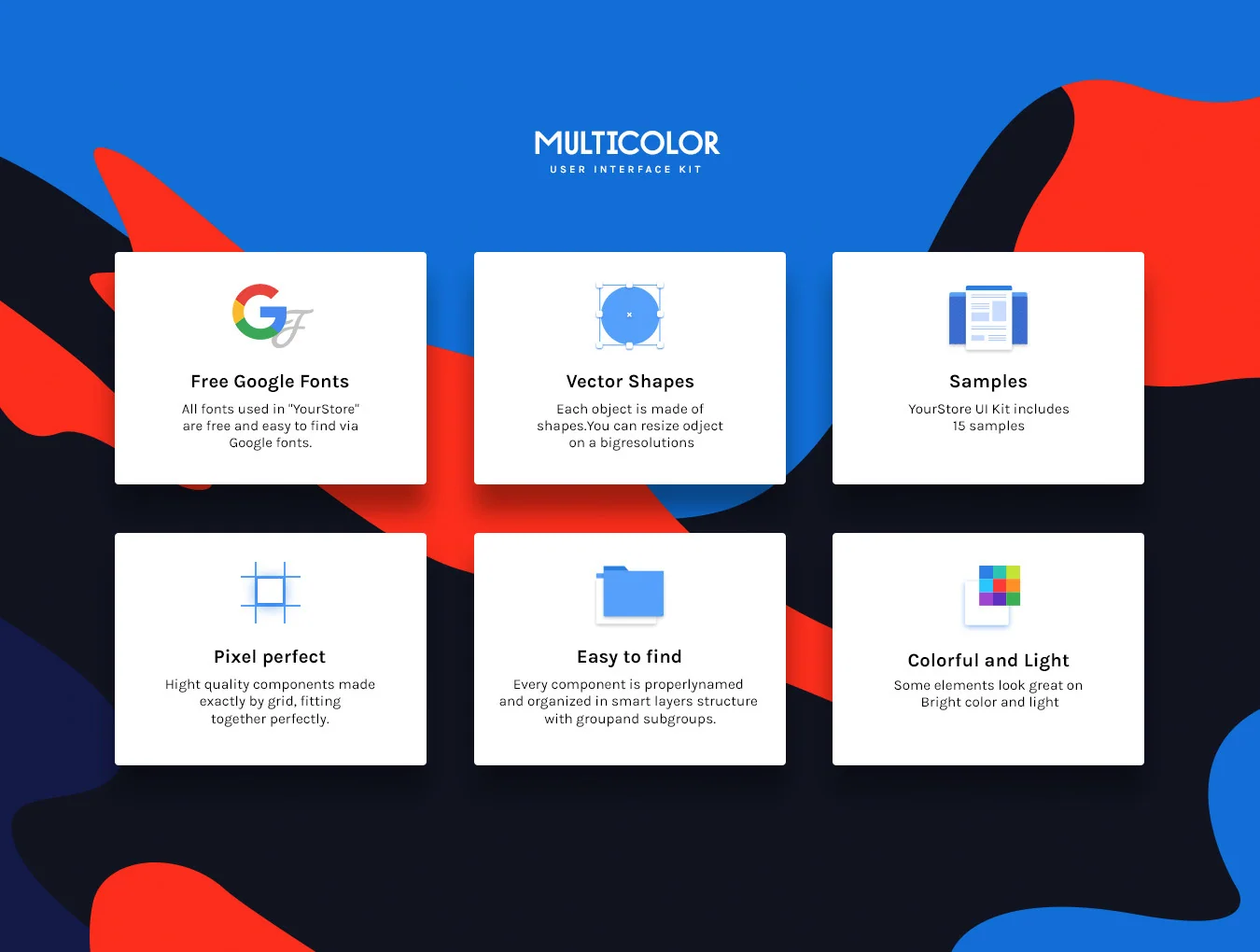 Multicolor UI Kit 2