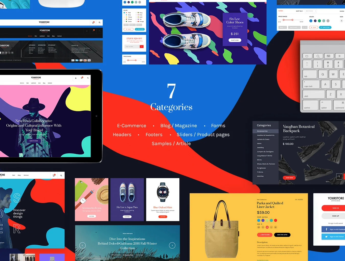 Multicolor UI Kit 3