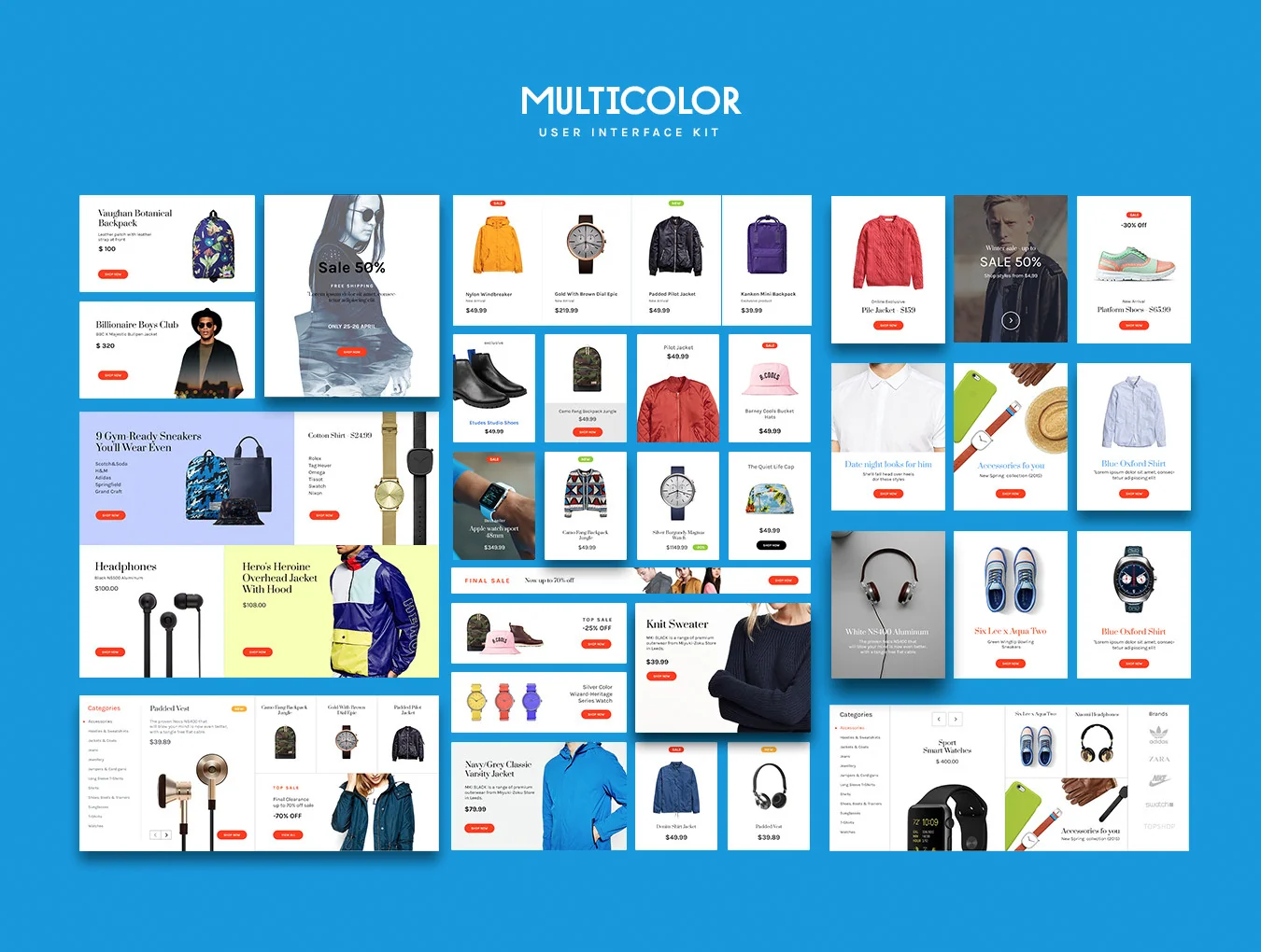 Multicolor UI Kit 8