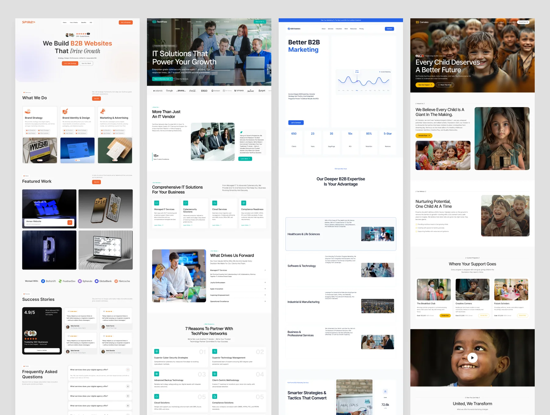 Multi Concept 4 Landing Pages 2