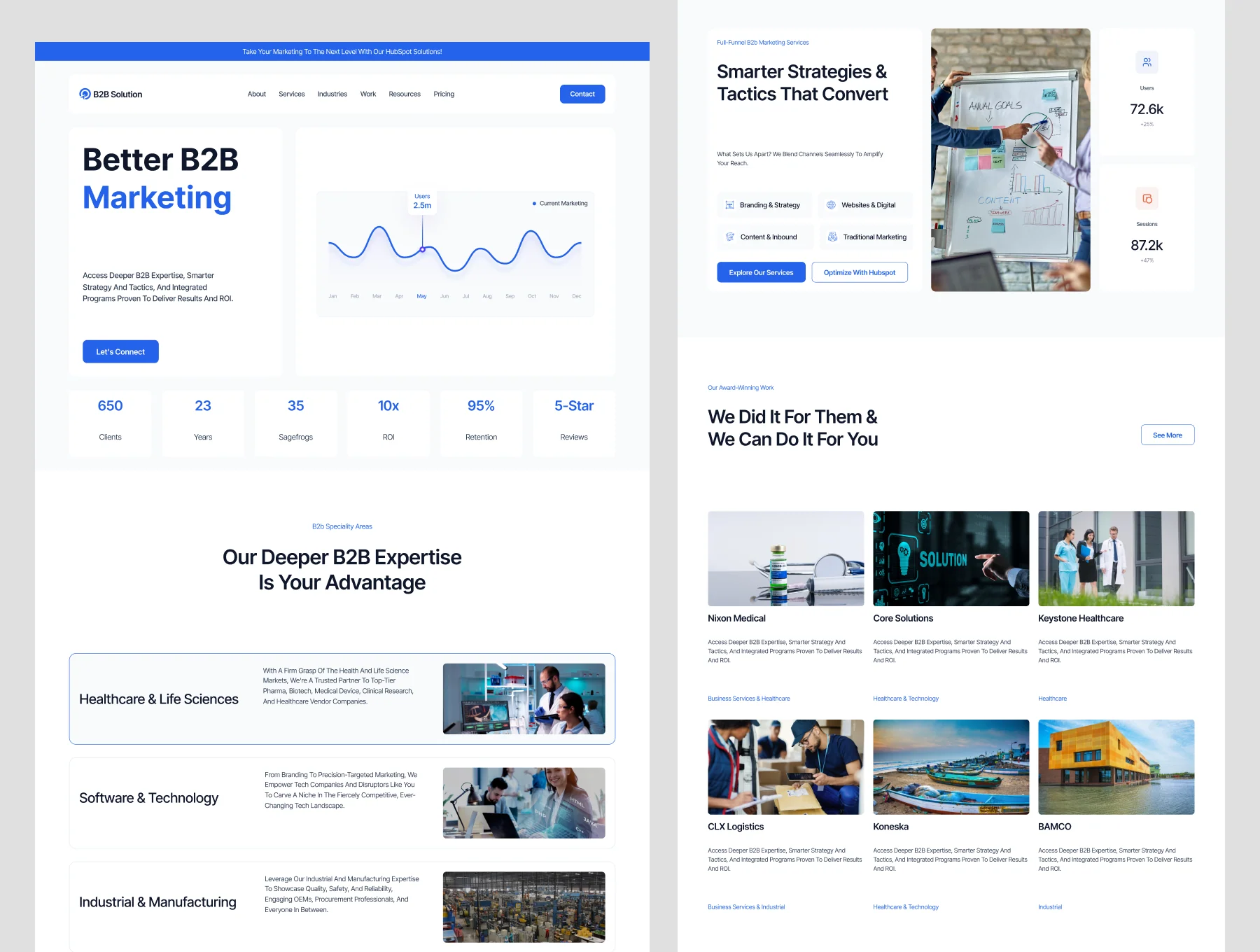 Multi Concept 4 Landing Pages 5