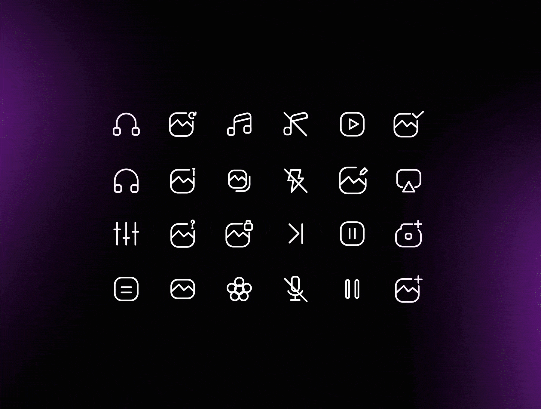 Multimedia animated icons 3