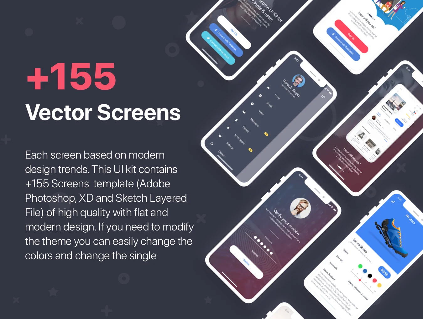 MultiPurpose iOS UI Kit 5