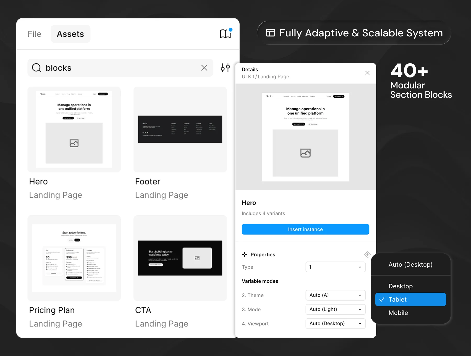 Landing Page UI Kit Builder 3