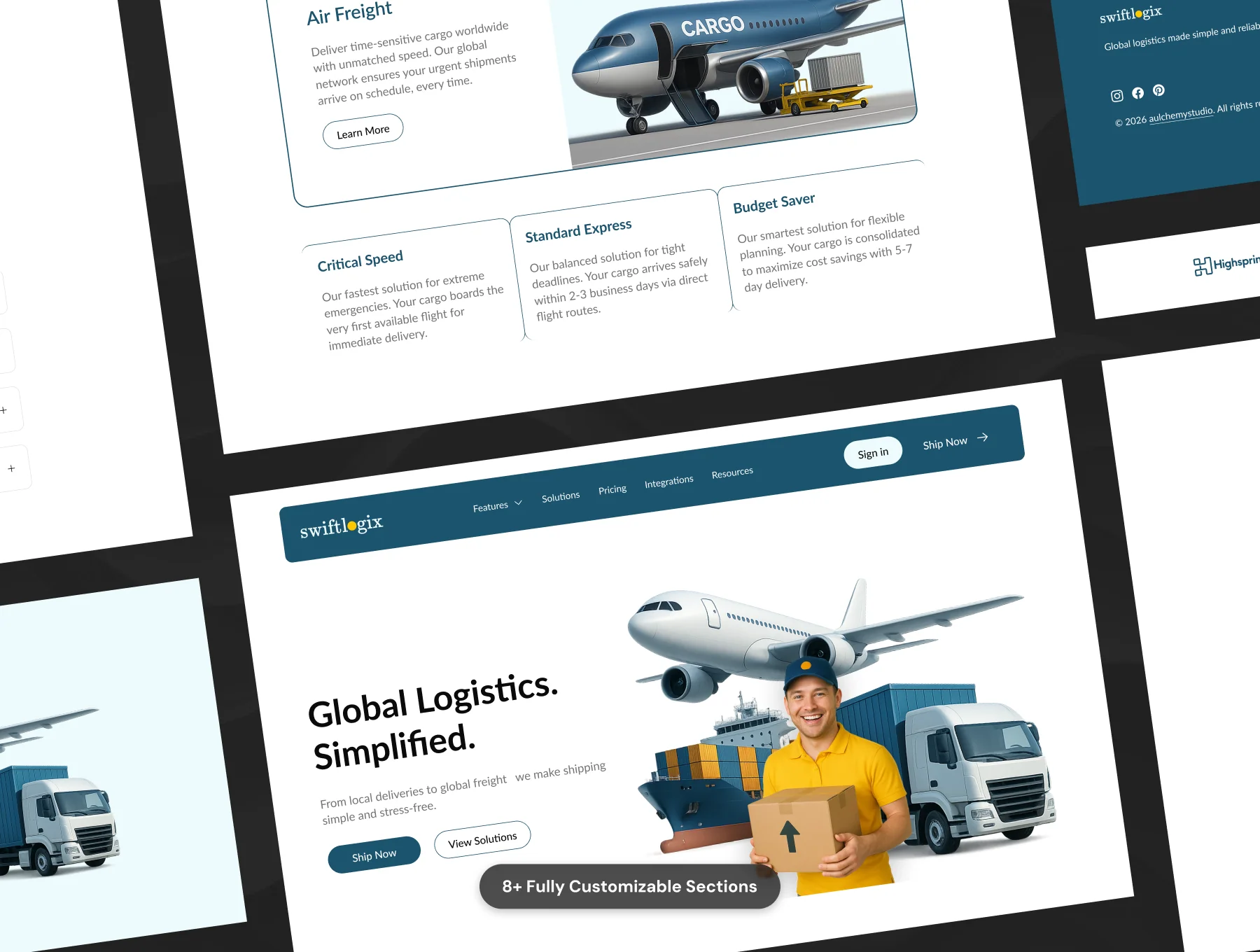 Landing Page UI Kit Builder 8