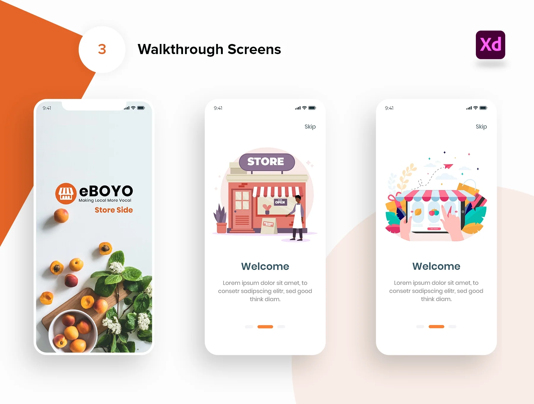 eBOYO Store View - Best Seller Side Ecommerce UI Design Template 4