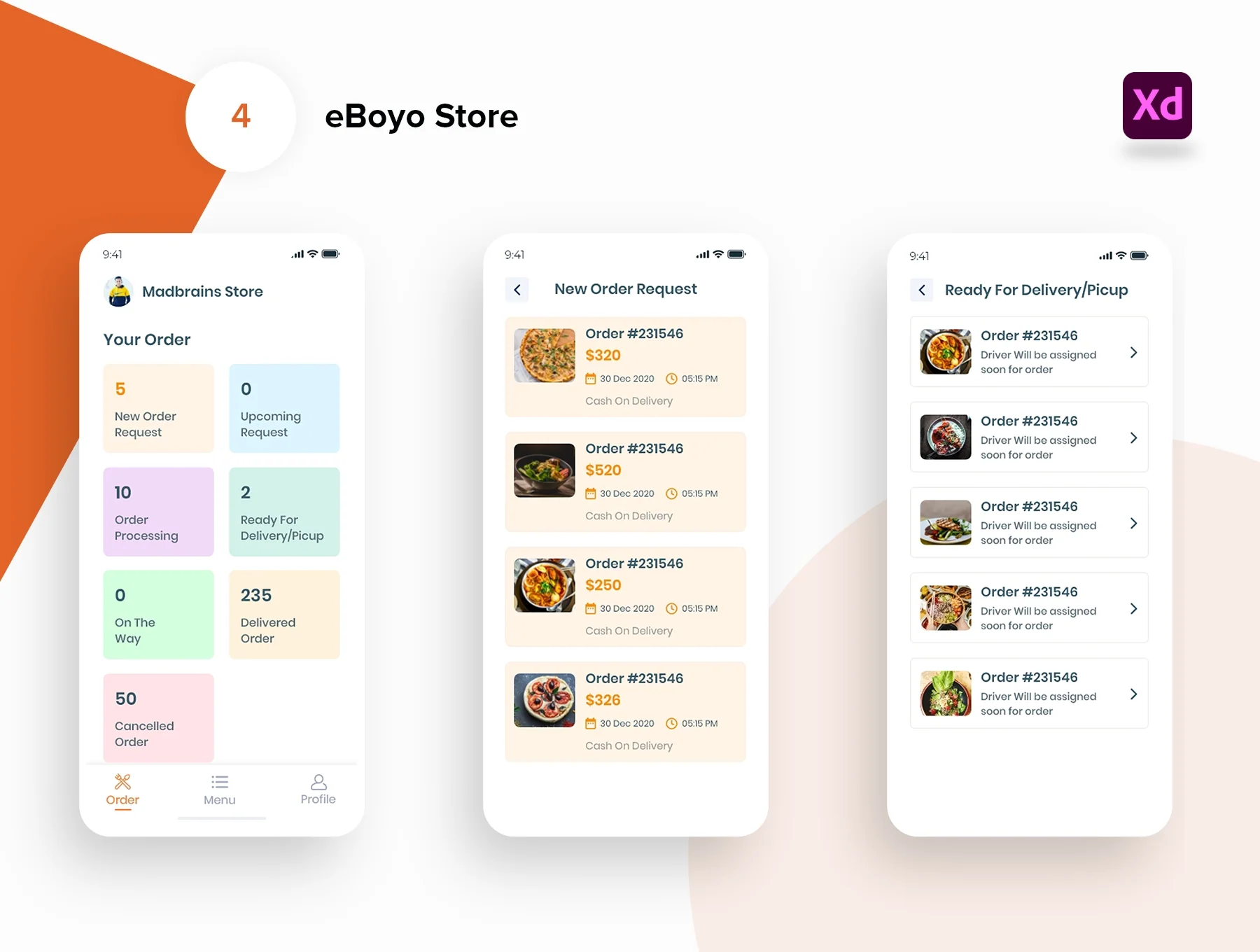 eBOYO Store View - Best Seller Side Ecommerce UI Design Template 5