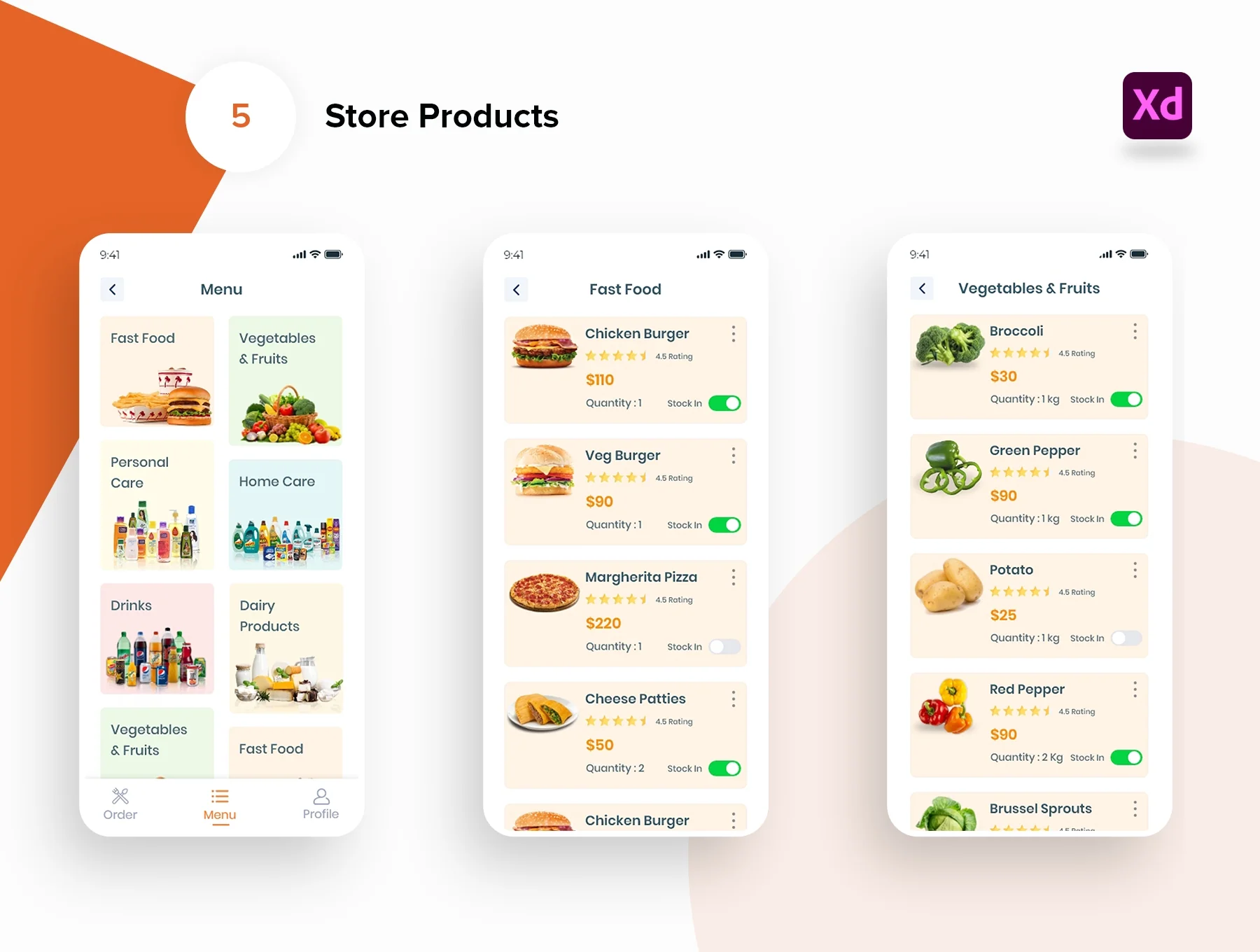 eBOYO Store View - Best Seller Side Ecommerce UI Design Template 6