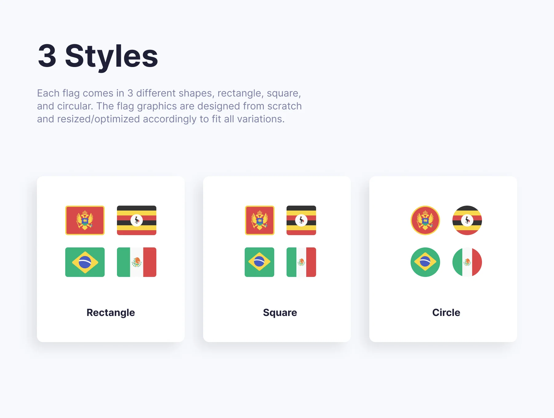 Mundo — Premium Flags Icon Set 3