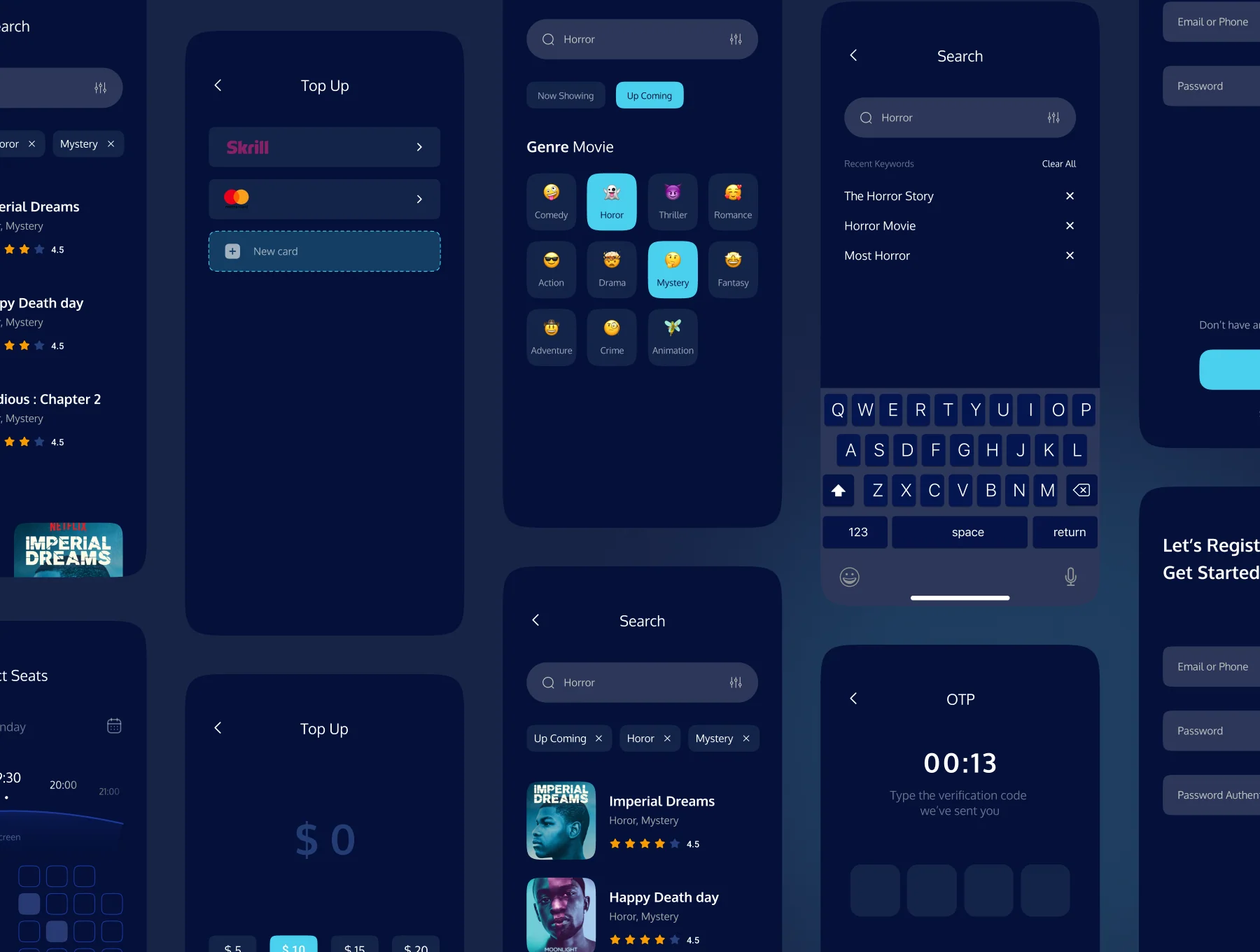 MUPI - Cinema Booking UI KIT 4