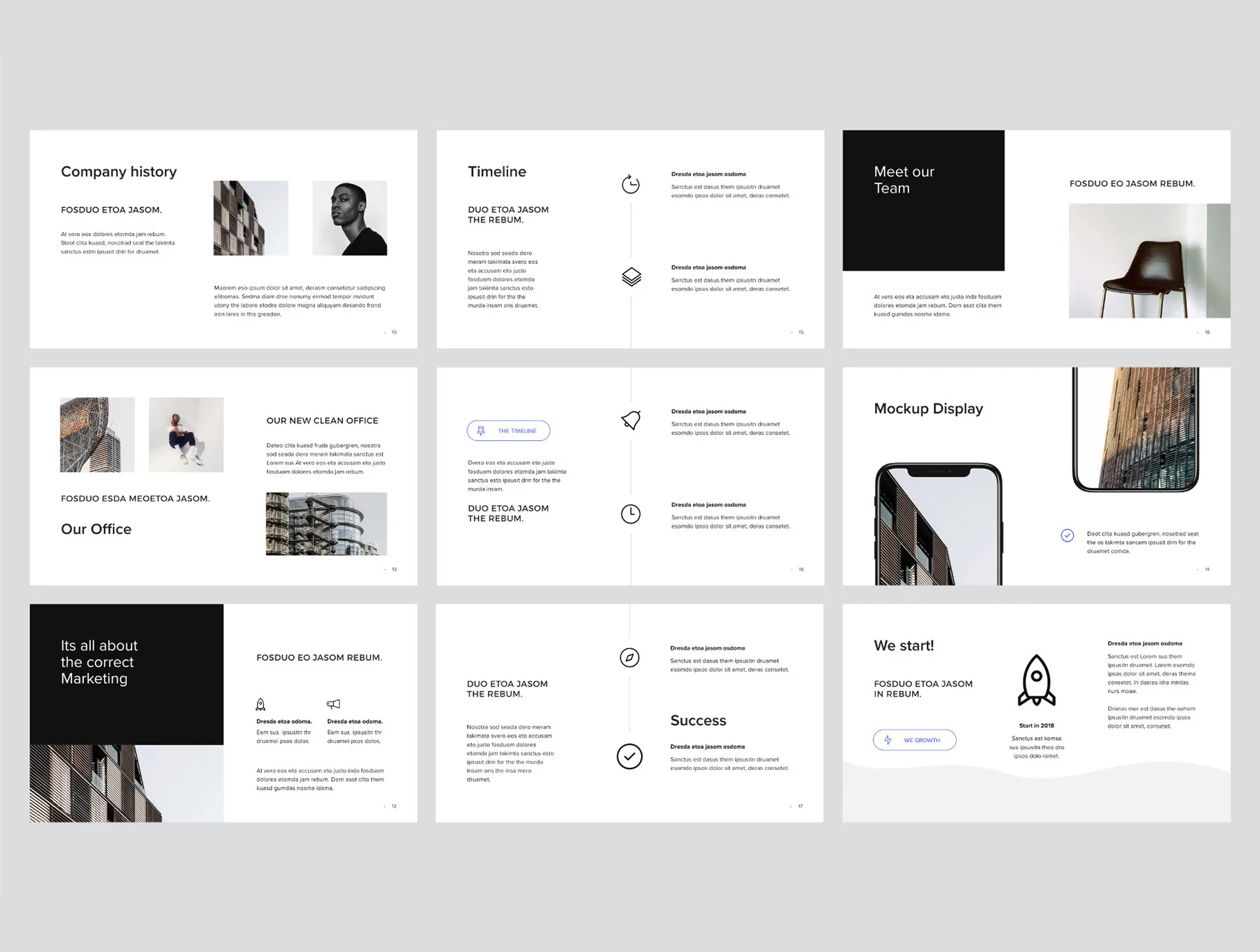 MURO - Modern Keynote Presentation Template 2