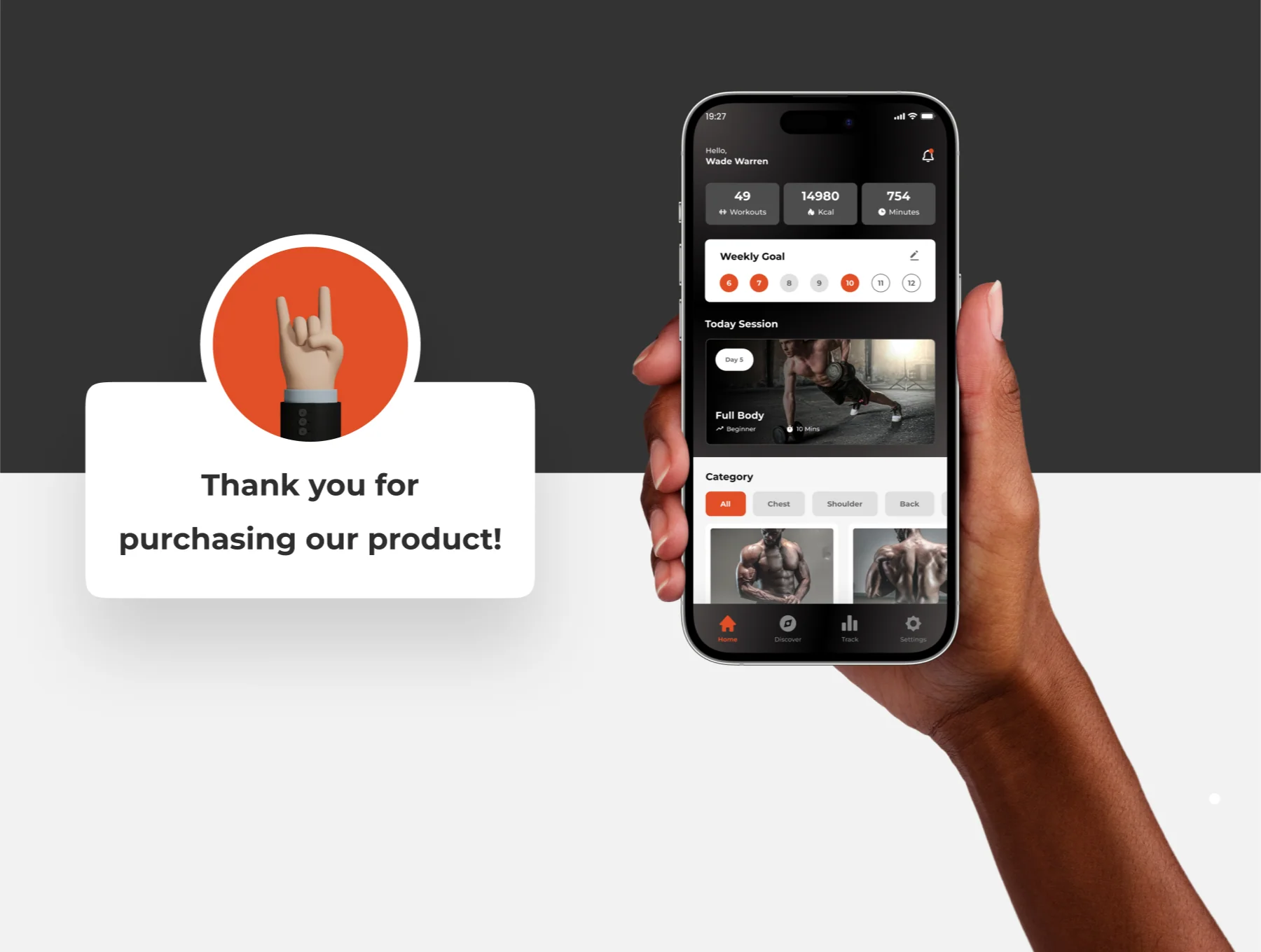 Muscly - Workout Mobile App UI Kits 6