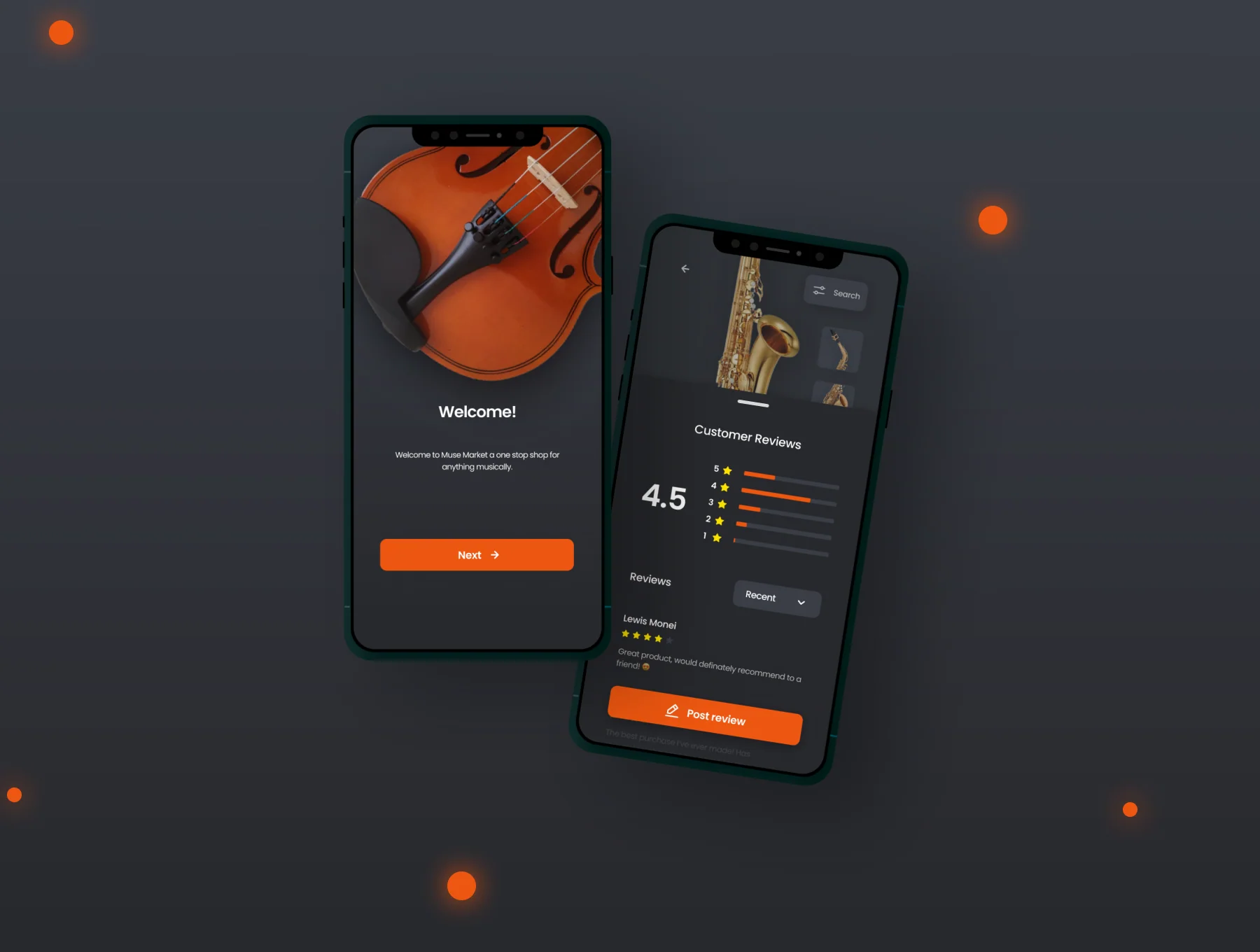 MuseMarket E-ccomerce Mobile App UI Kit 5