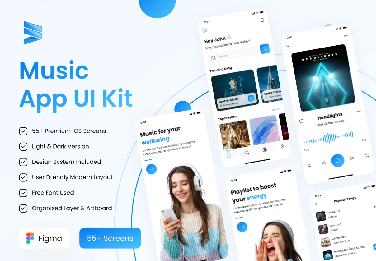 Music App UI Kit