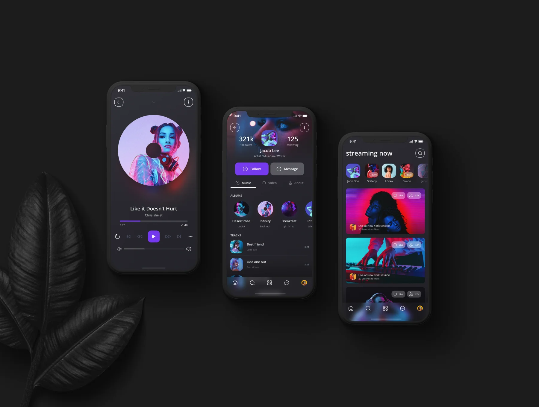 Music app UI Kit 9