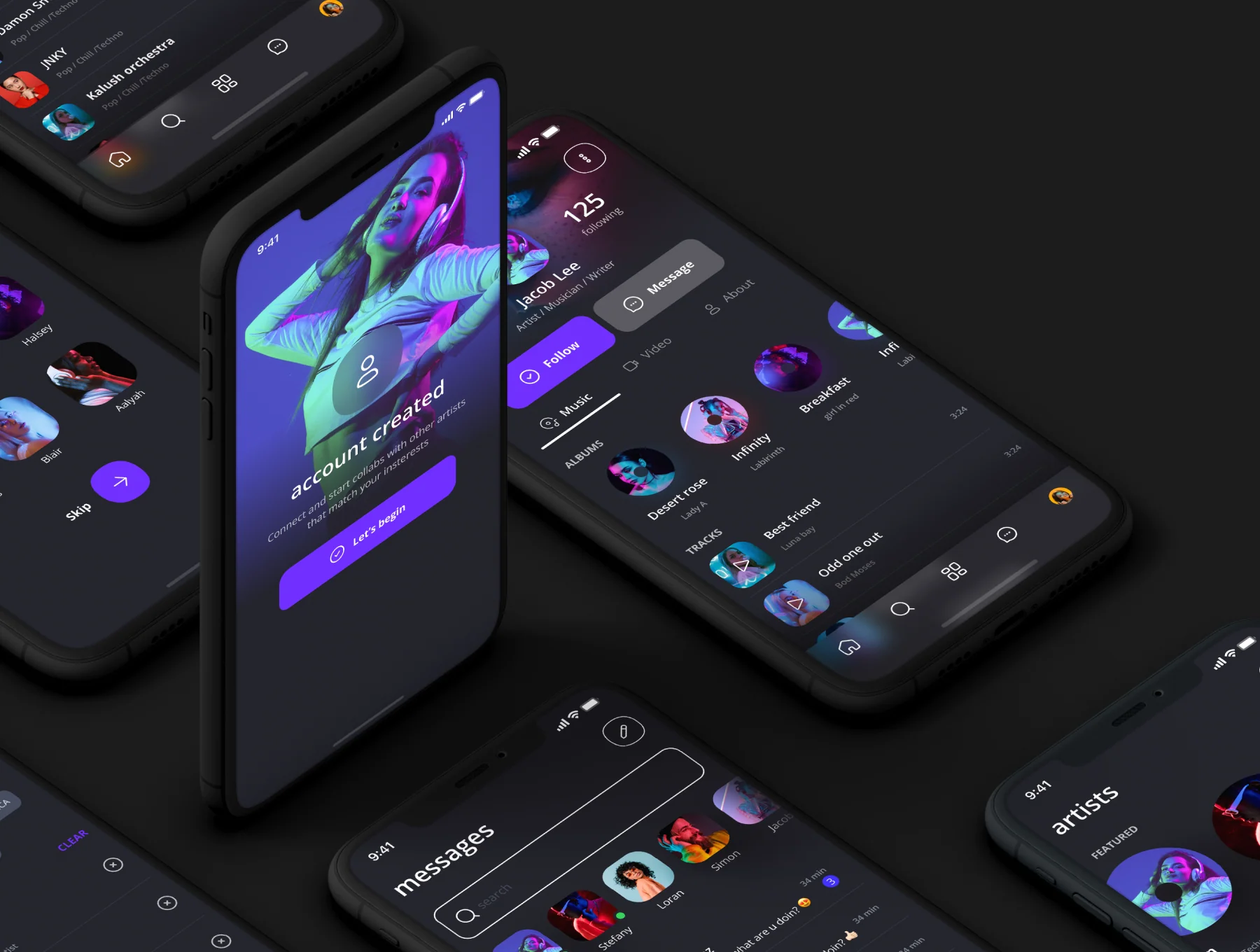 Music app UI Kit 10
