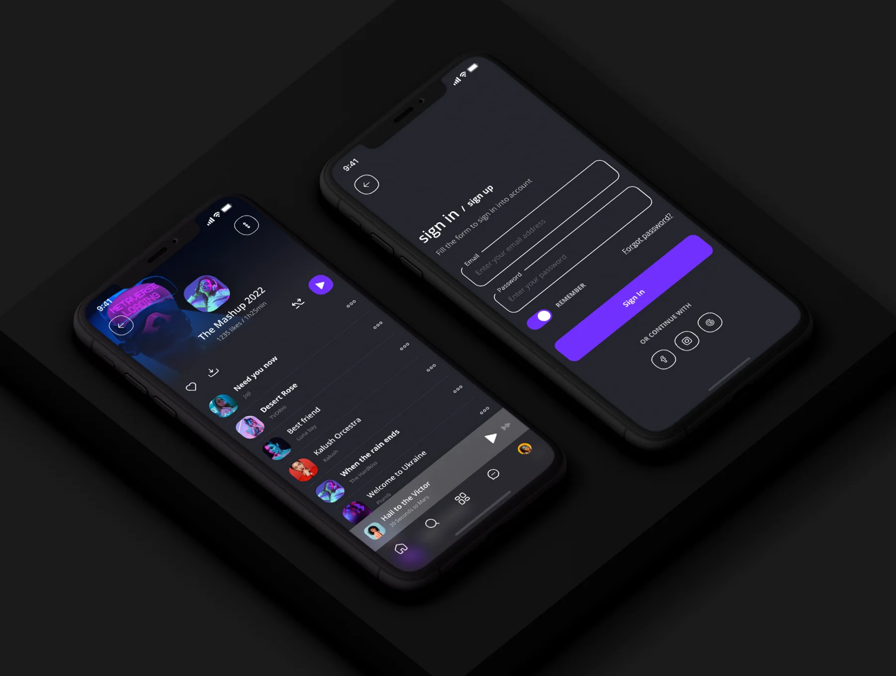 Music app UI Kit 11