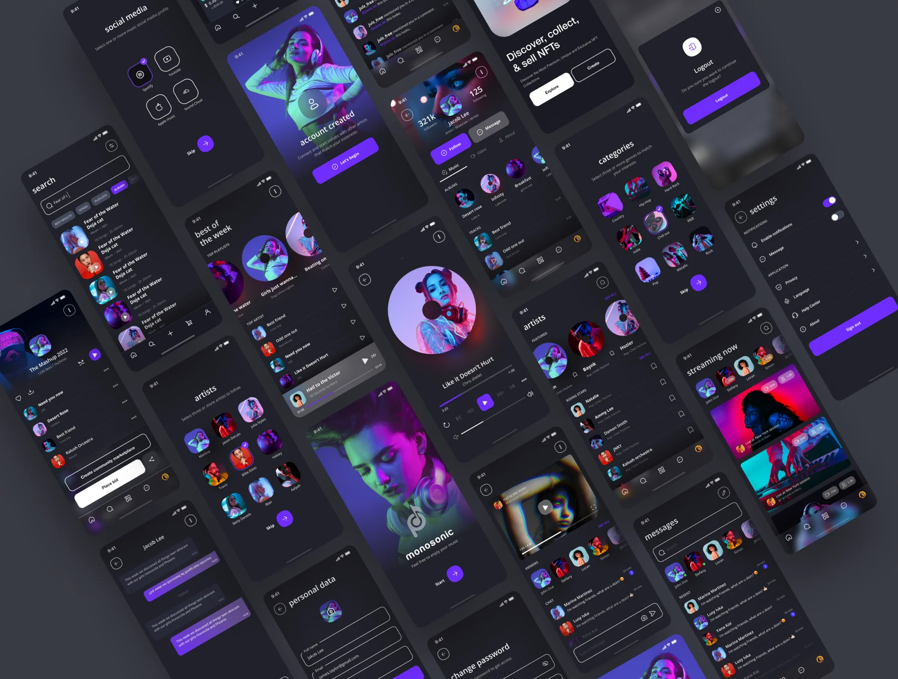 Music app UI Kit 12