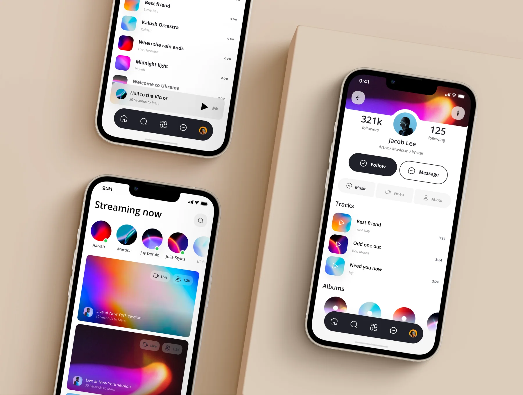 Music app UI Kit 15