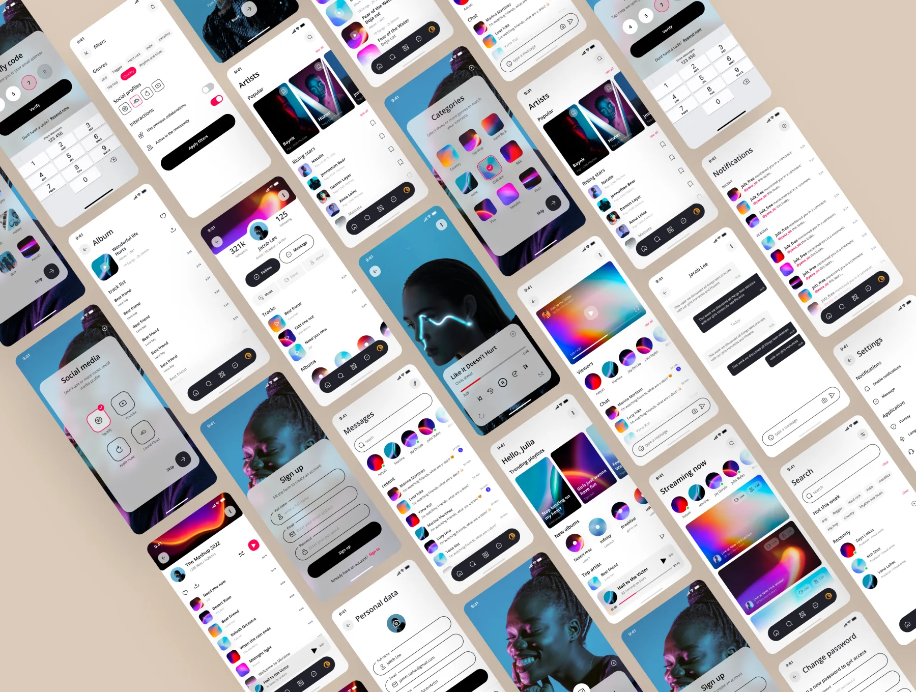 Music app UI Kit 16