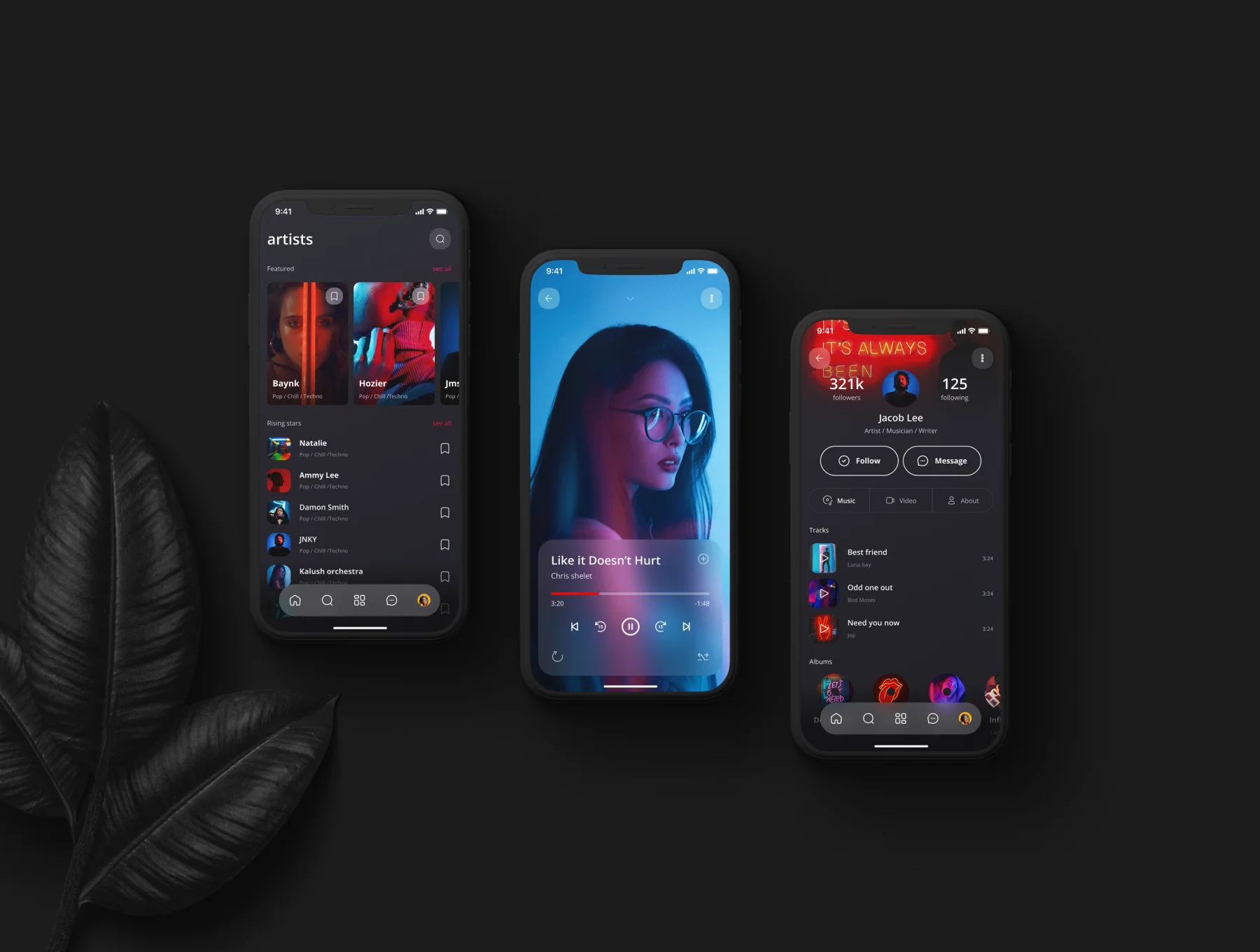 Music app UI Kit 6